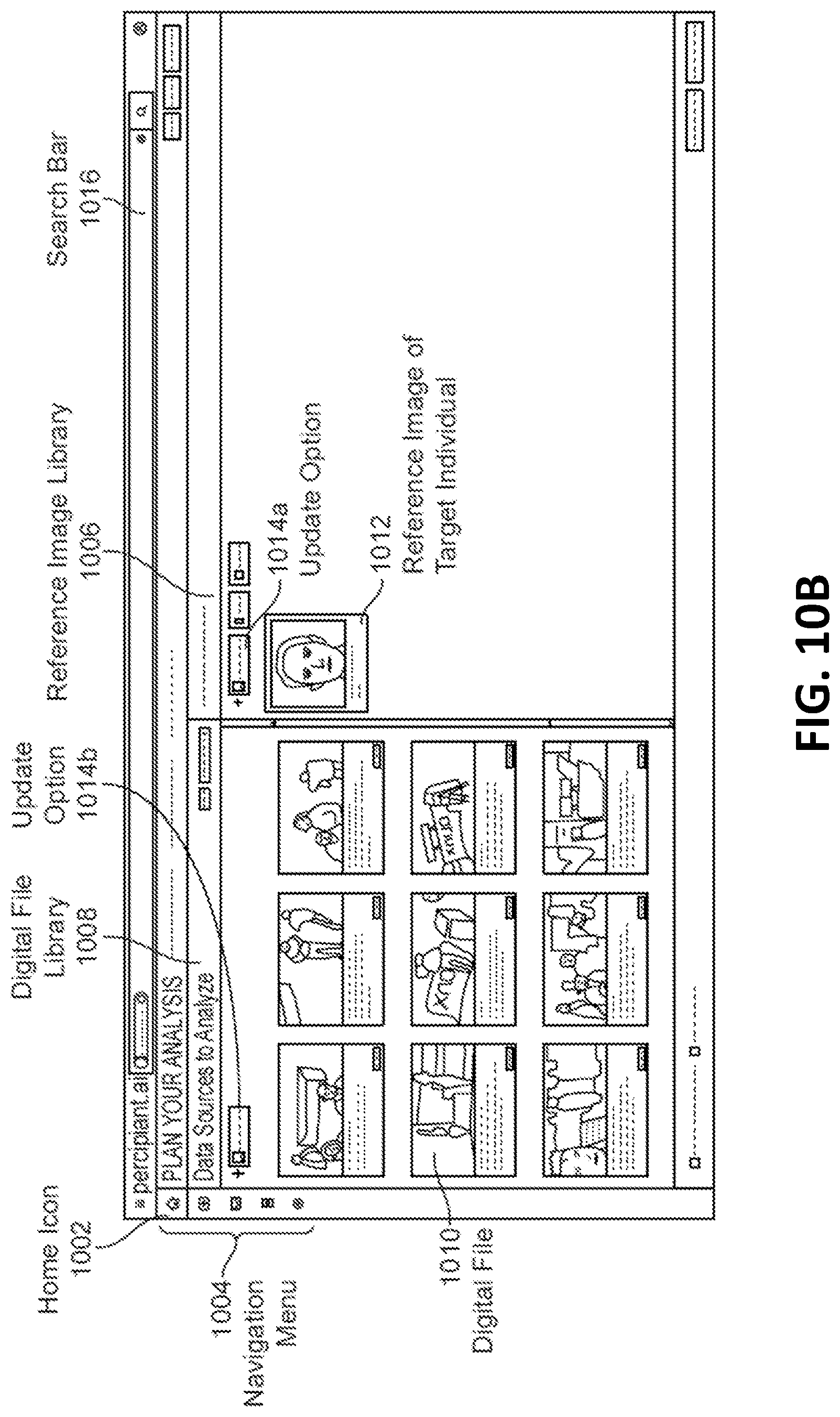 Patent US12315292 Figure 12 – Identification of individuals in a digital file using media analysis techniques