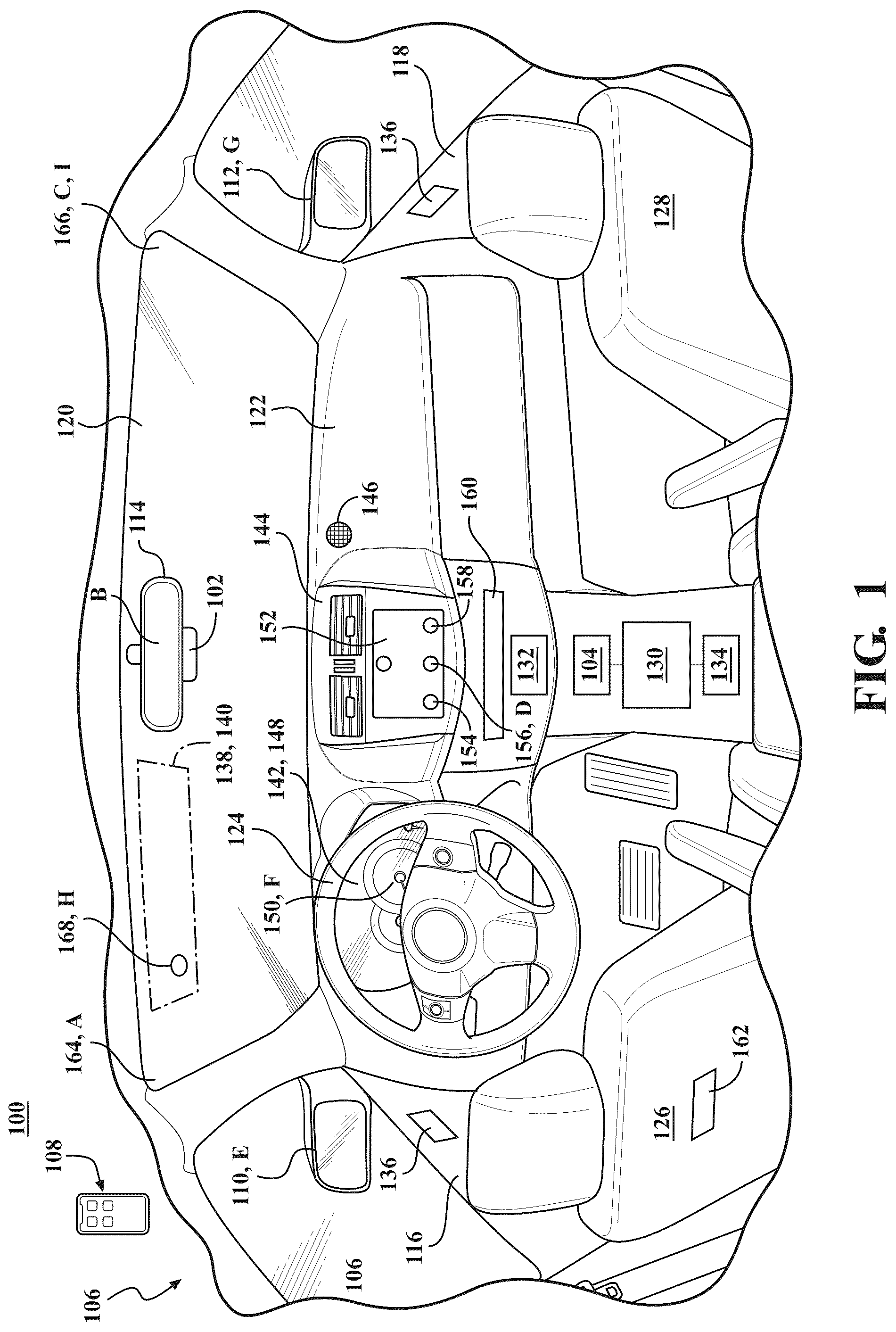 Patent US12315296 Figure 1 – Contemporaneously calibrating a gaze-tracking system and authorizing access to another system