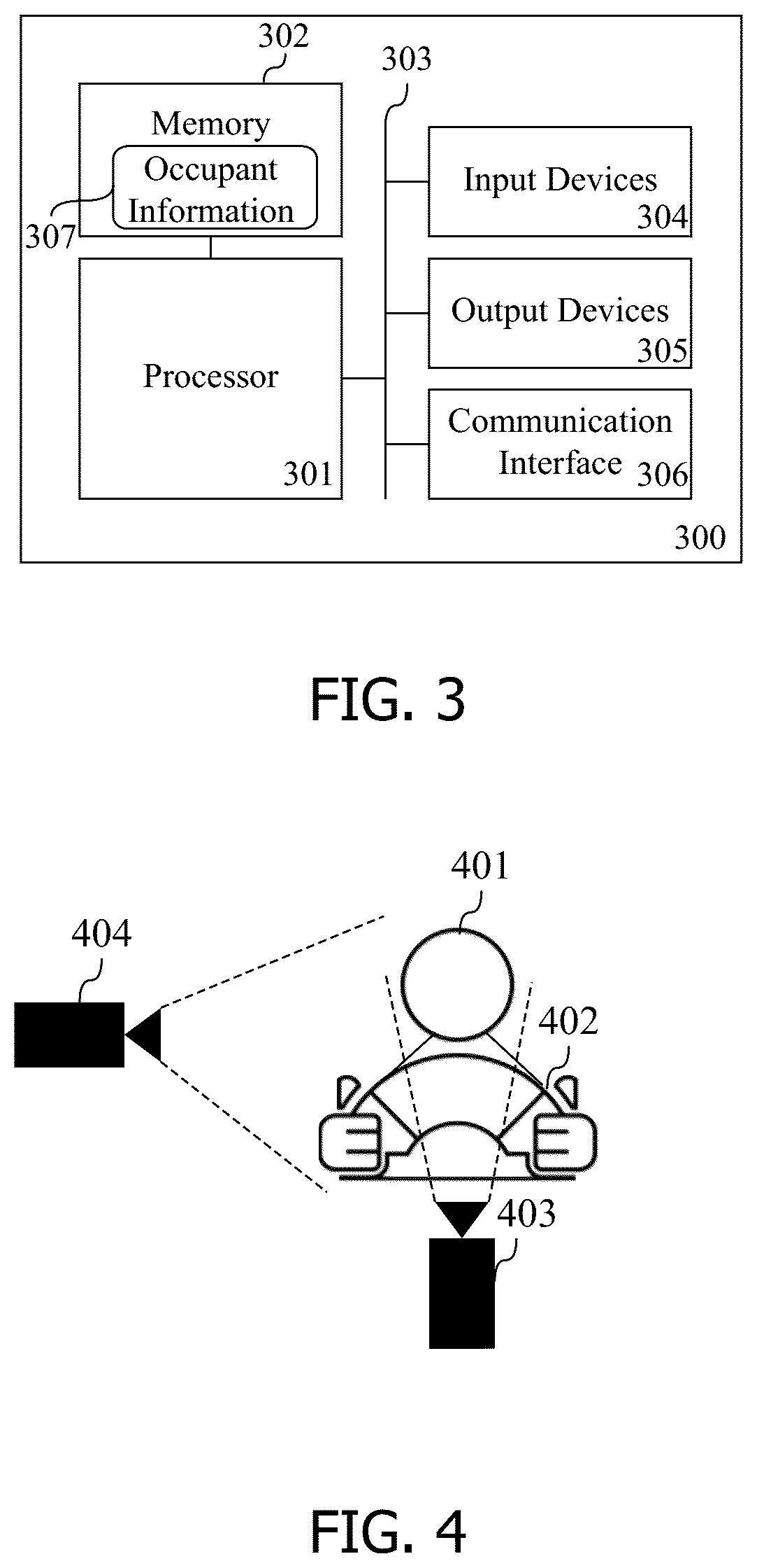 Patent US12315302 Figure 3 – Methods and devices for an occupant of a vehicle