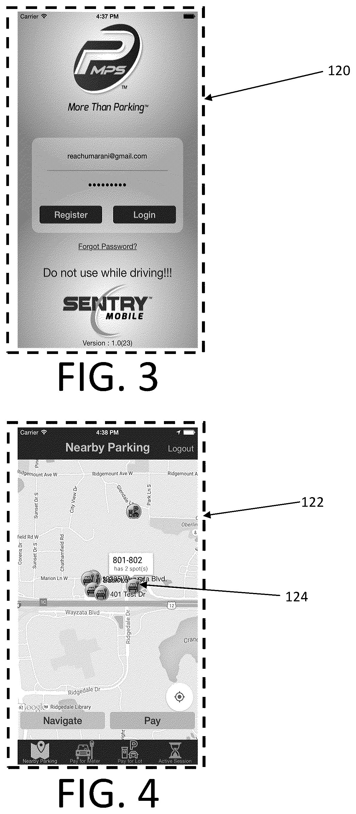 Patent US12315307 Figure 3 – Integrated mobile parking application and smart parking meter system