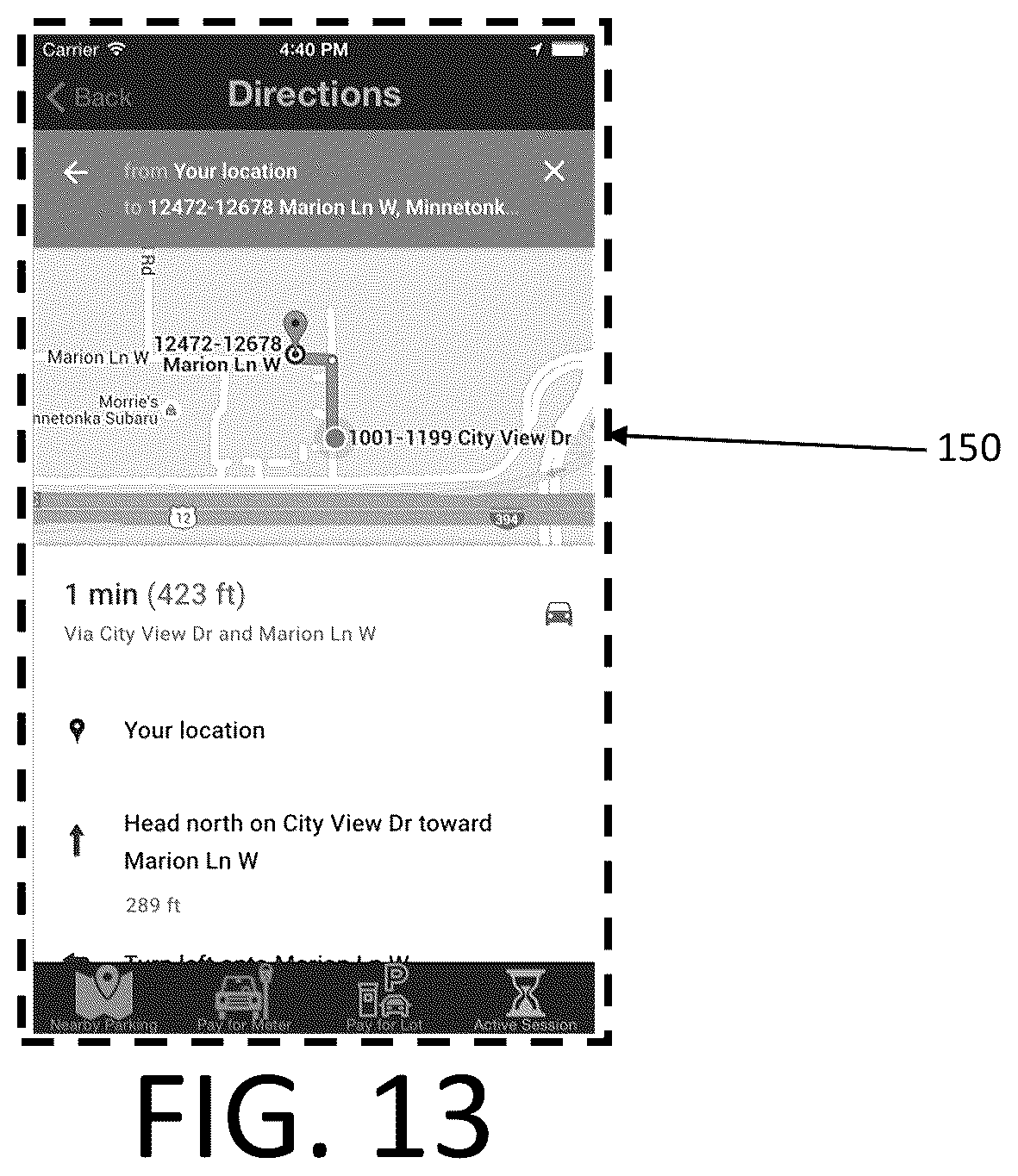 Patent US12315307 Figure 8 – Integrated mobile parking application and smart parking meter system