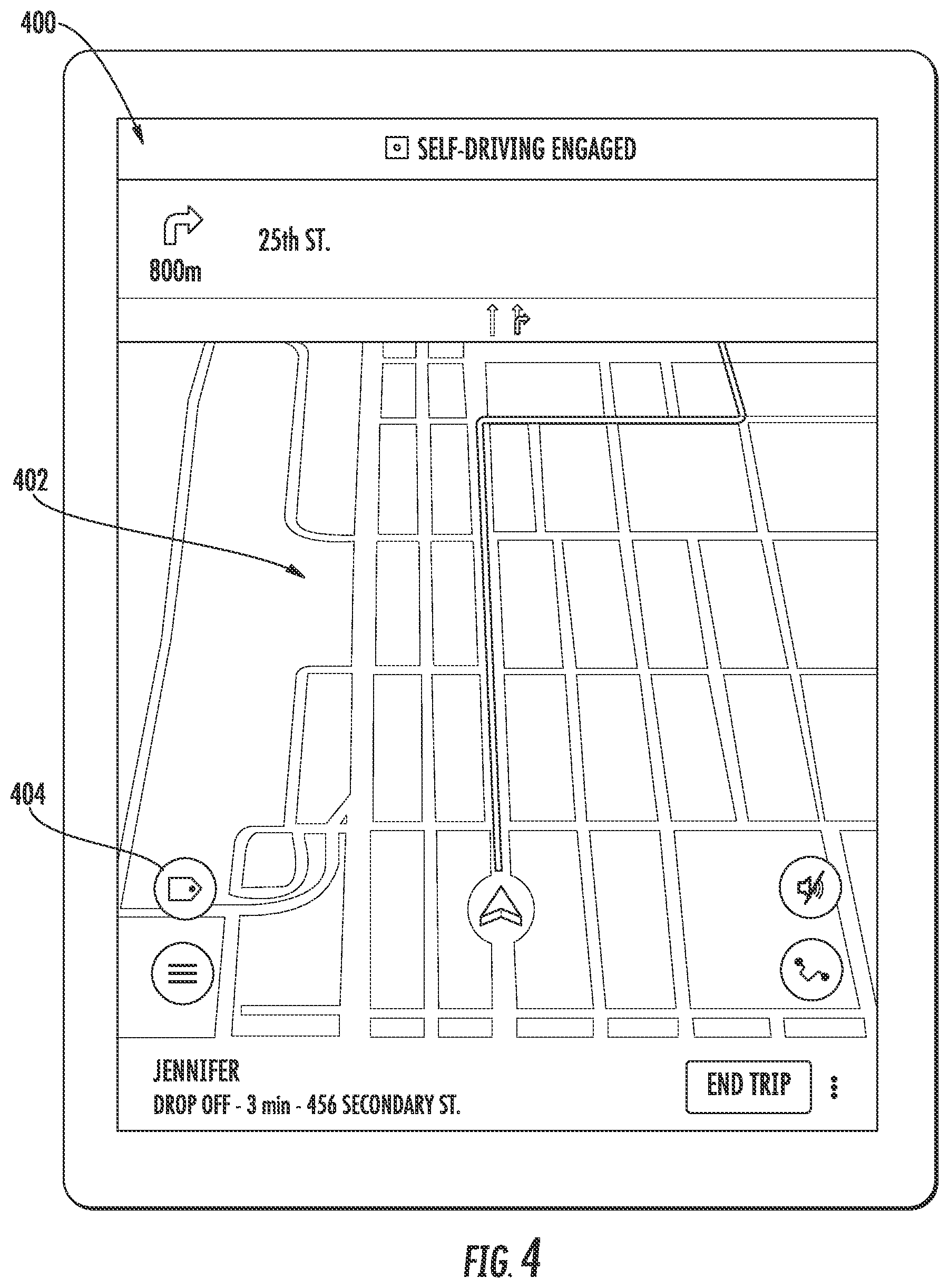Patent US12315315 Figure 4 – Systems and methods to obtain feedback in response to autonomous vehicle failure events