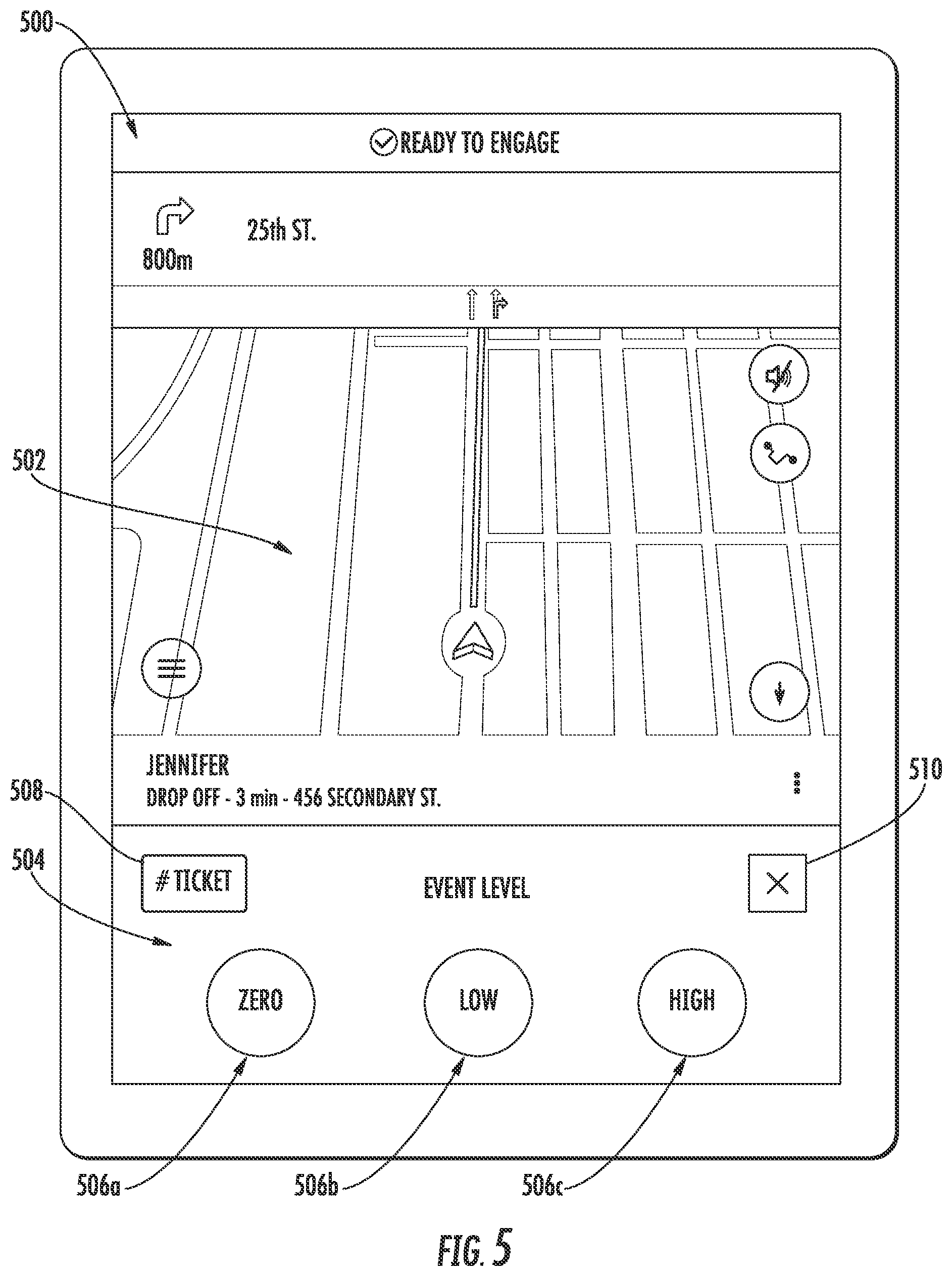 Patent US12315315 Figure 5 – Systems and methods to obtain feedback in response to autonomous vehicle failure events