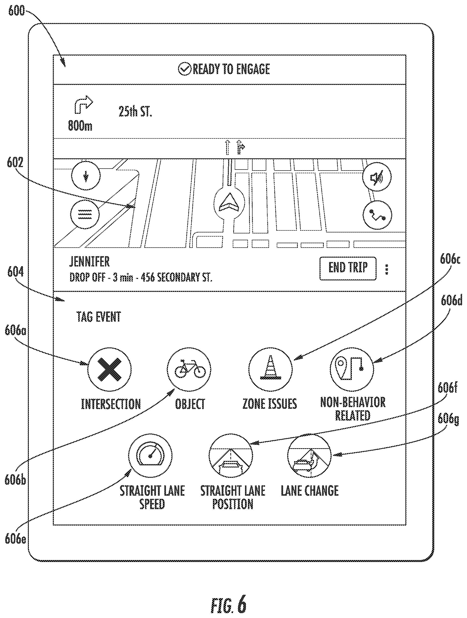 Patent US12315315 Figure 6 – Systems and methods to obtain feedback in response to autonomous vehicle failure events
