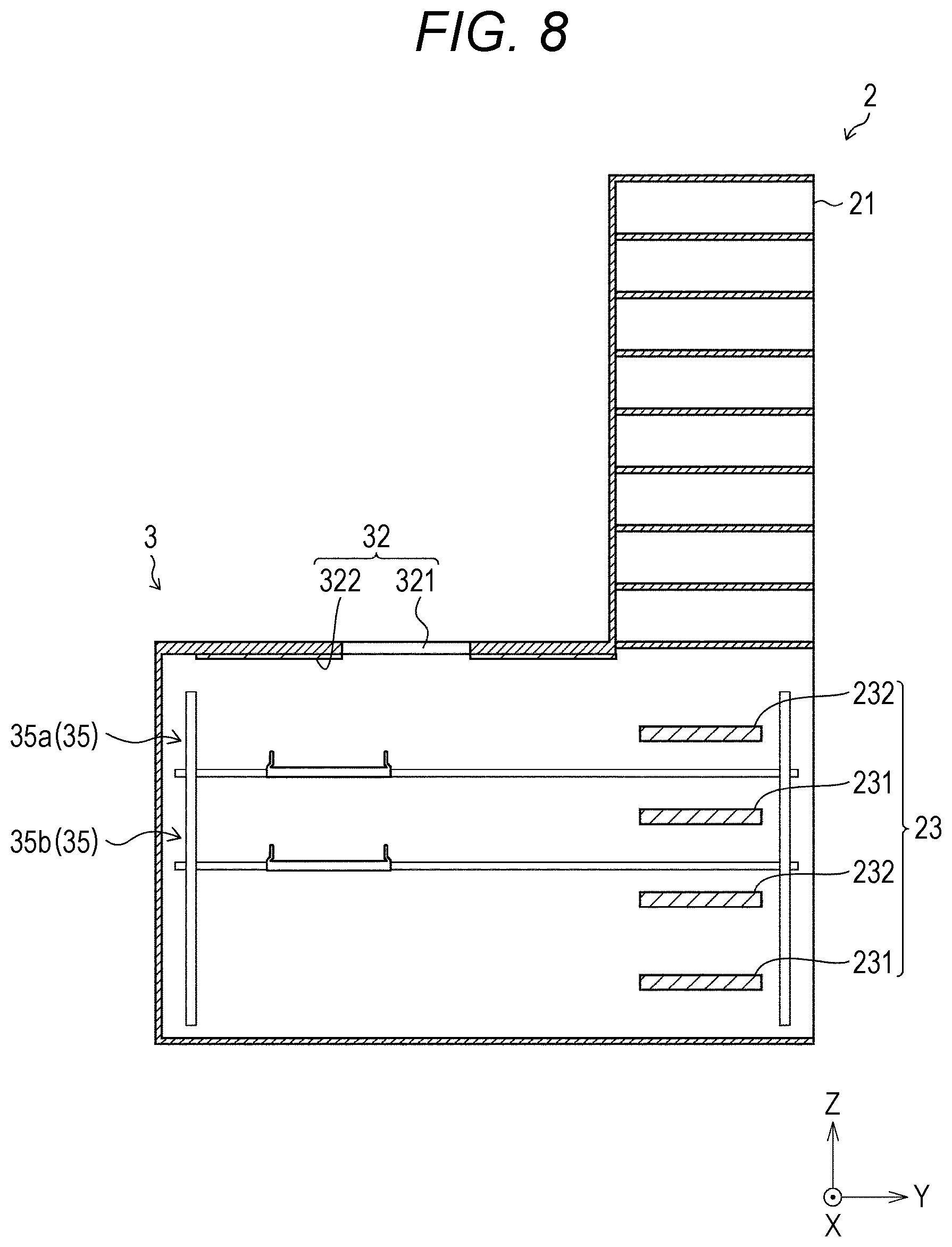 Patent US12315324 Figure 8 – Cassette handling apparatus