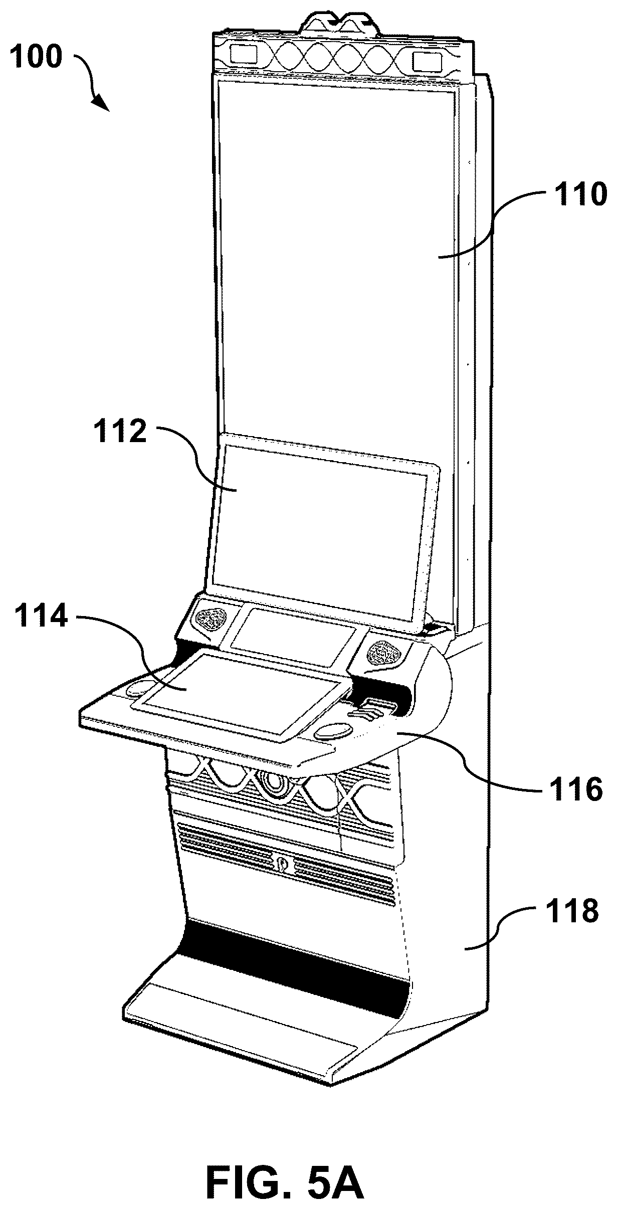 Patent US12315327 Figure 10 – Electronic gaming device with flexible display screen