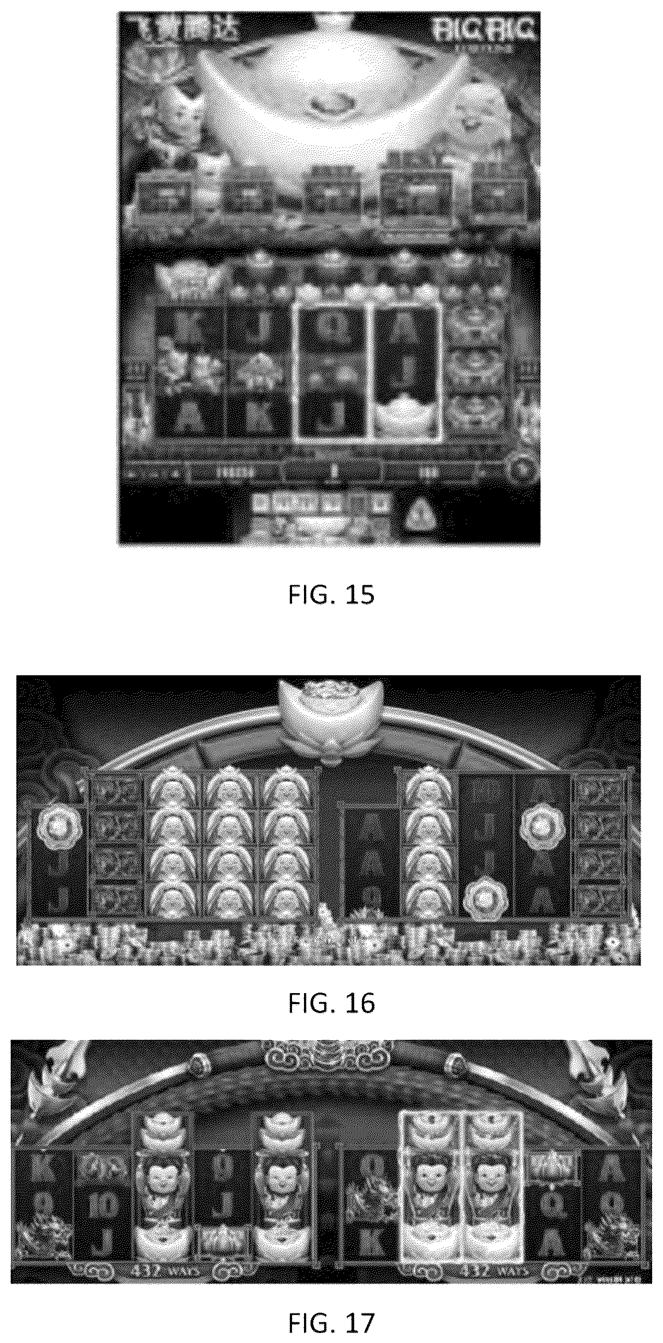 Patent US12315328 Figure 11 – Electronic gaming machine and system having visual persistence element and eligibility criterion with increasing height substituted reels and multipliers