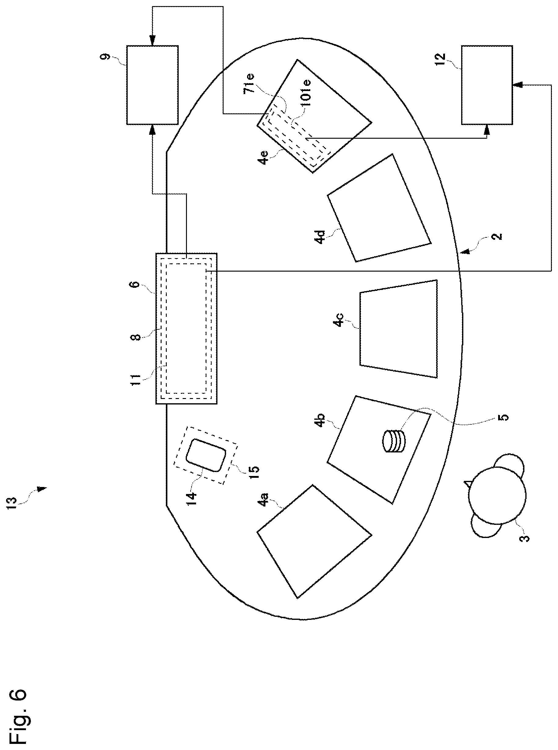 Patent US12315331 Figure 6 – Game table reading system