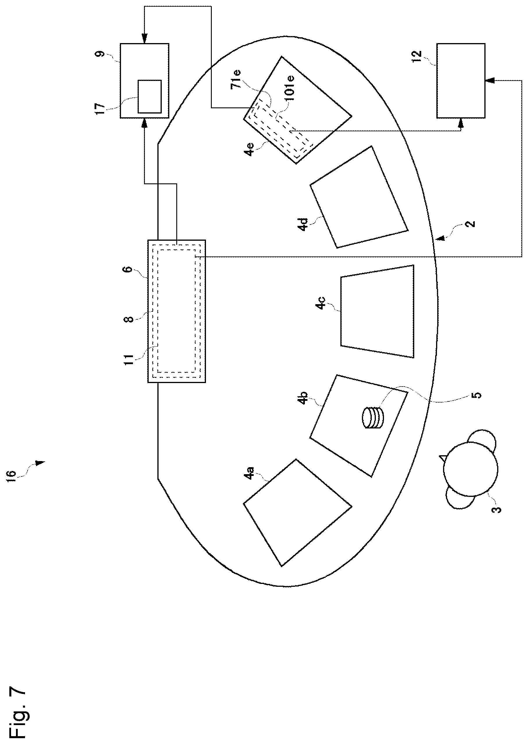 Patent US12315331 Figure 7 – Game table reading system