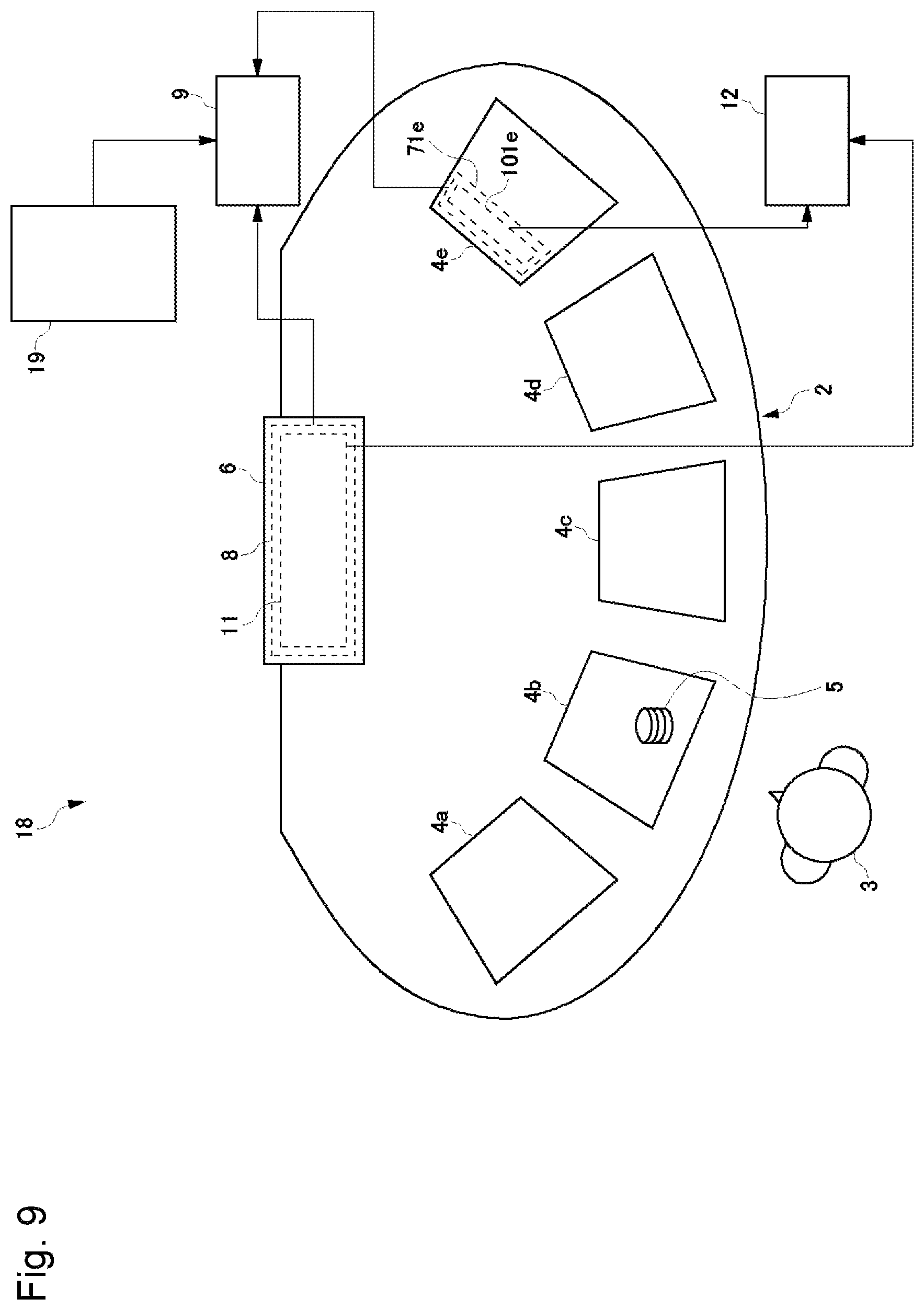 Patent US12315331 Figure 9 – Game table reading system
