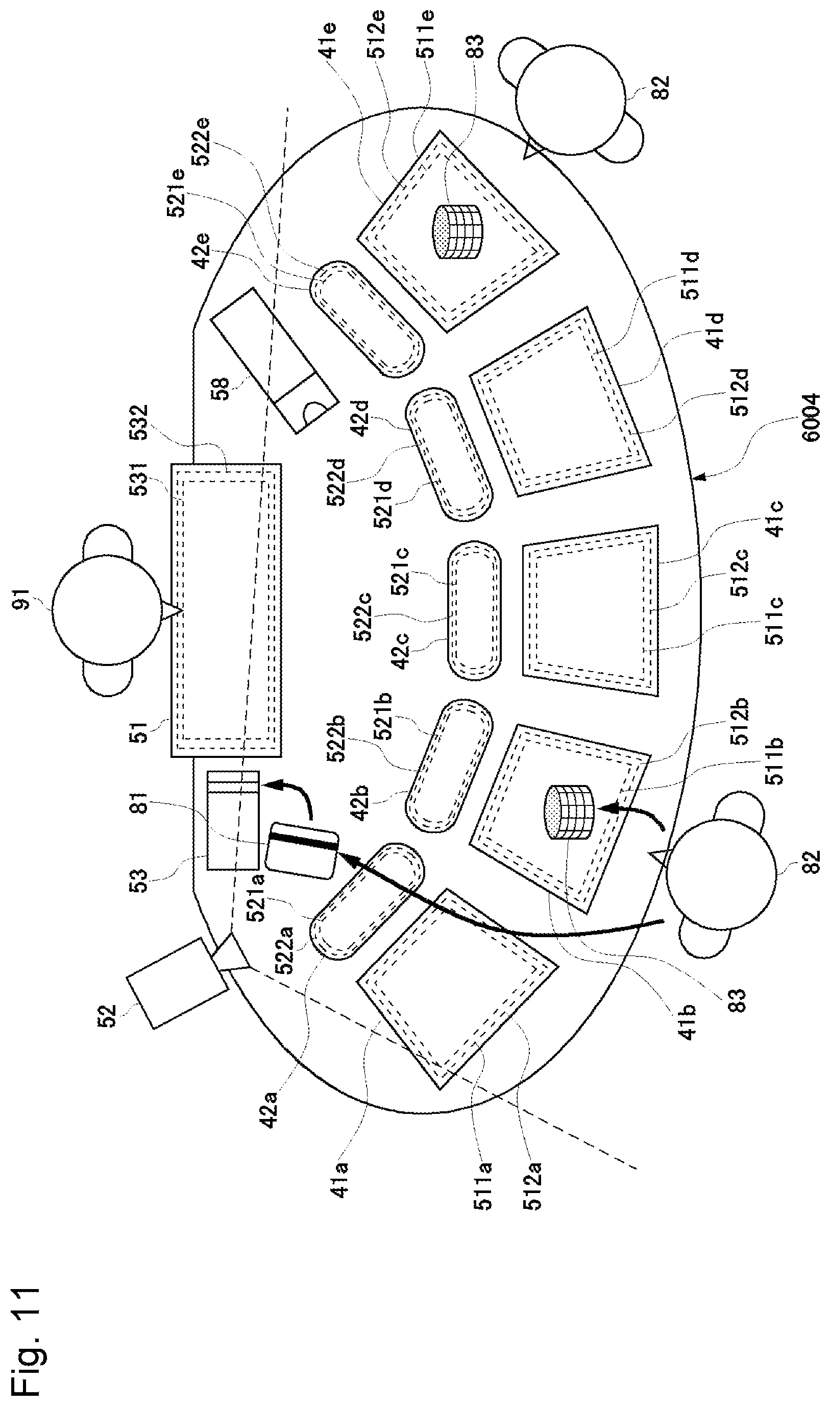 Patent US12315331 Figure 11 – Game table reading system