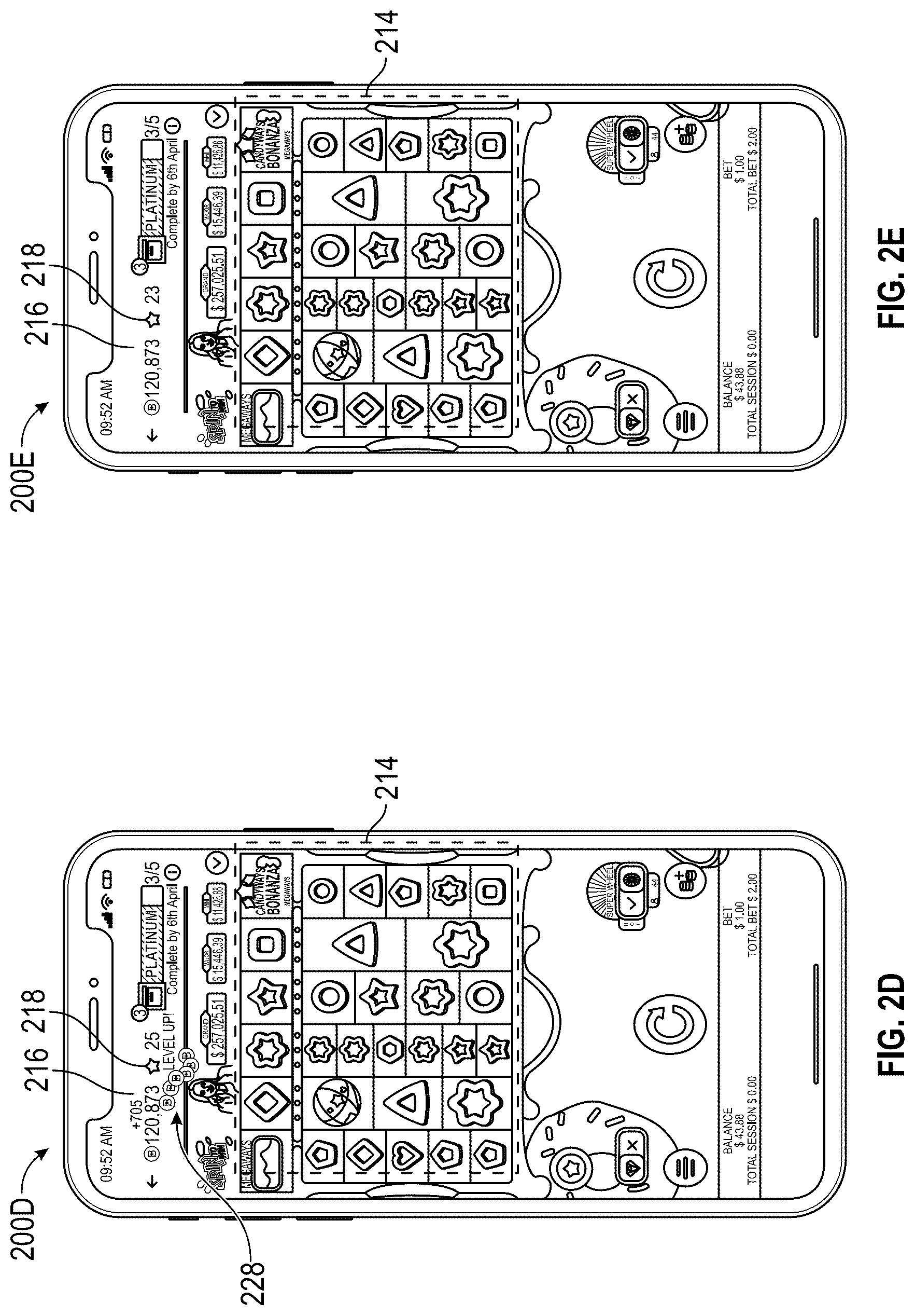 Patent US12315332 Figure 5 – Universal progress tracking and reward redemption mechanisms in gaming platforms