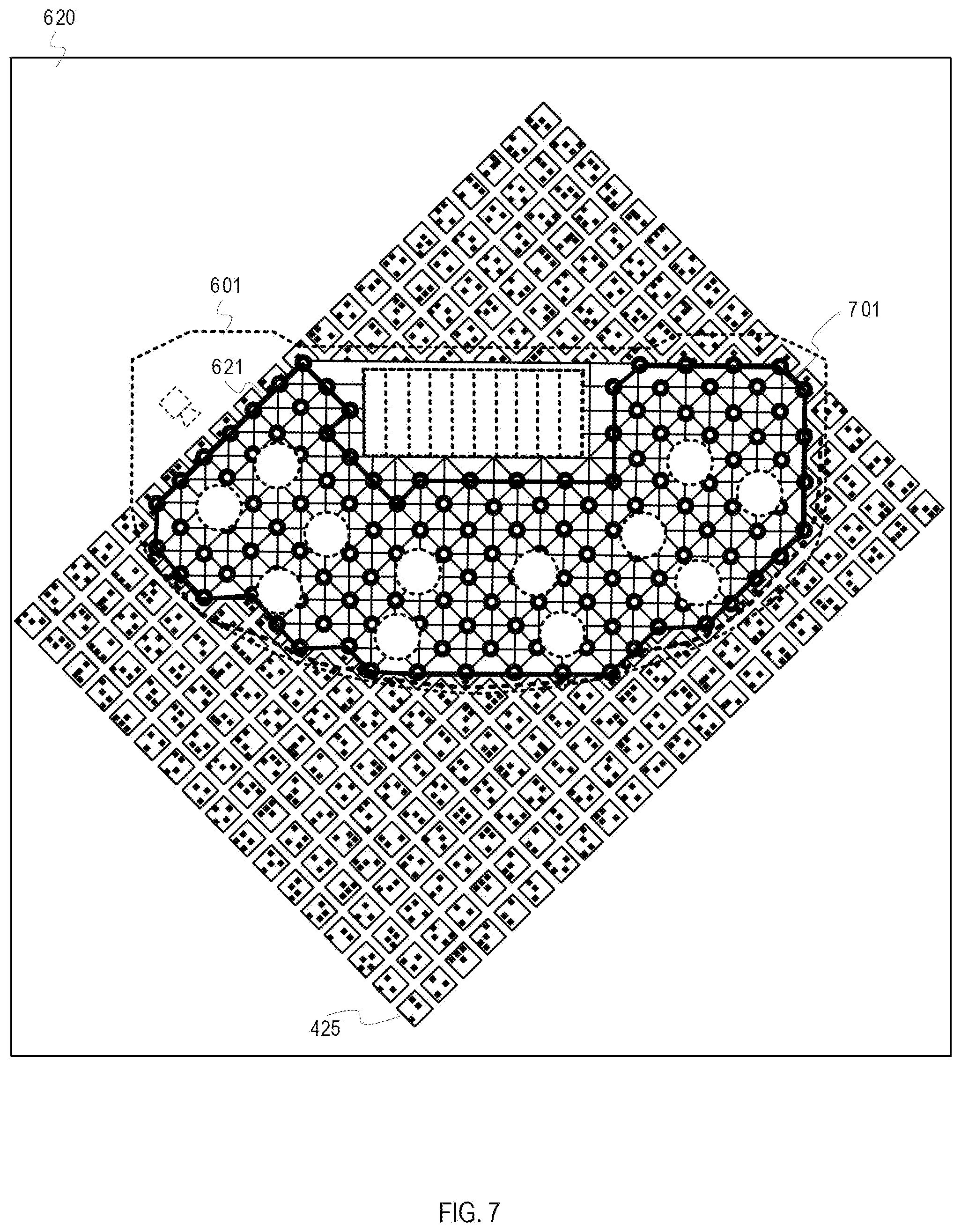 Patent US12315333 Figure 7 – Gaming environment tracking system calibration