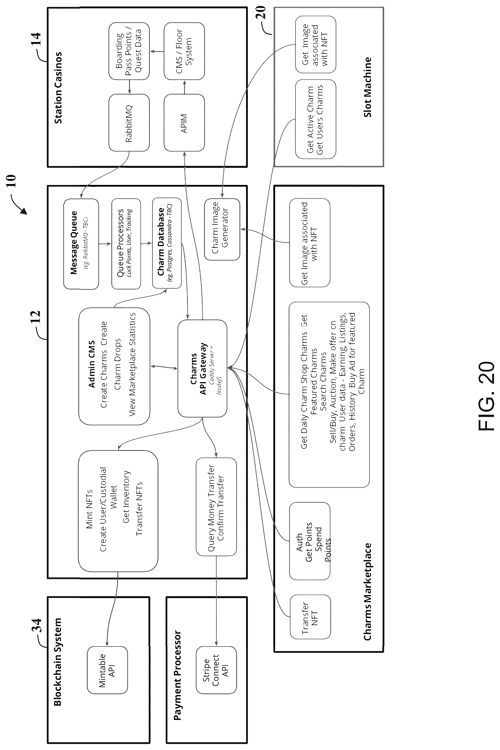 Patent US12315338 Figure 17 – System and methods for operating a casino loyalty computer system to display images of non-fungible tokens associated with blockchain transactions on gaming devices