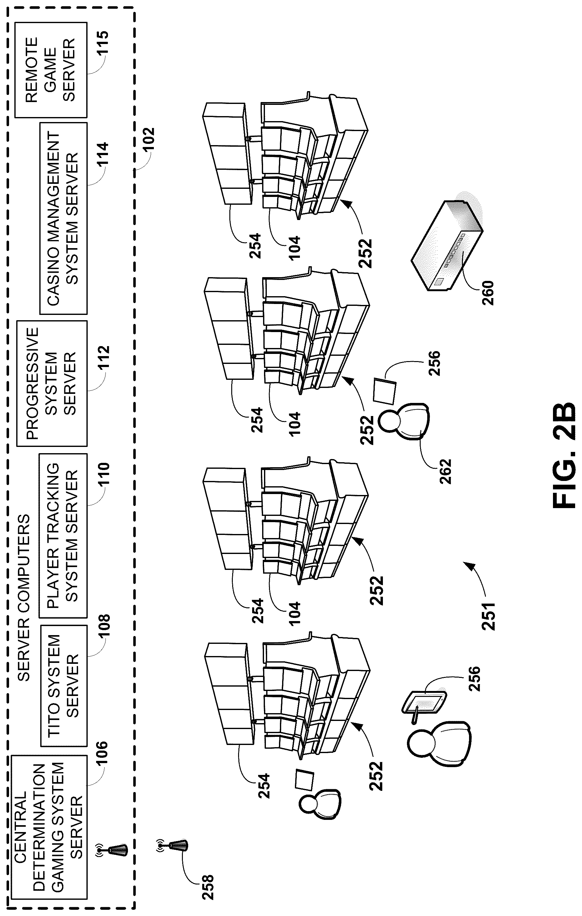 Patent US12315340 Figure 3 – Integrated jackpot gaming systems and methods