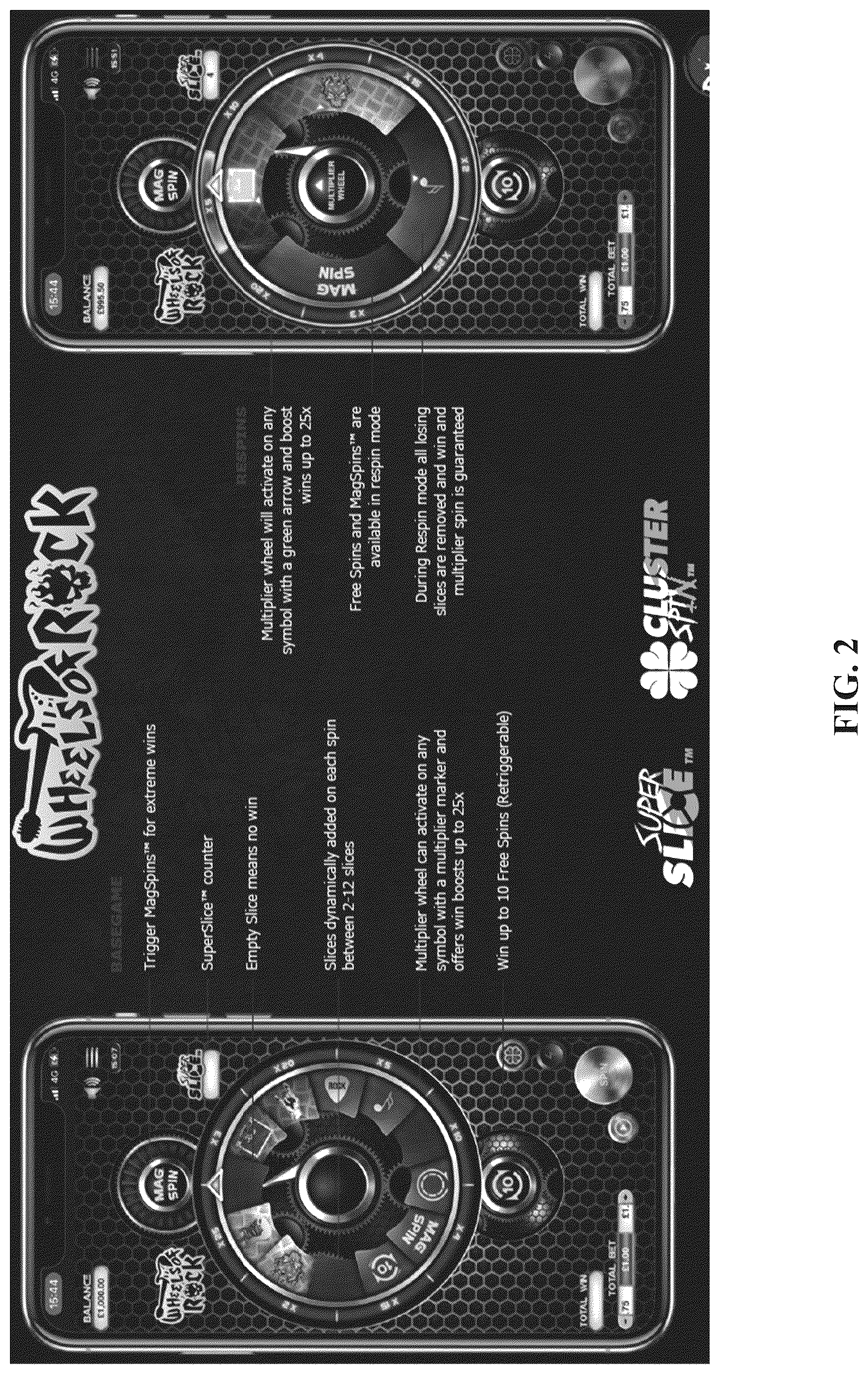 Patent US12315341 Figure 2 – Systems and methods for casino games