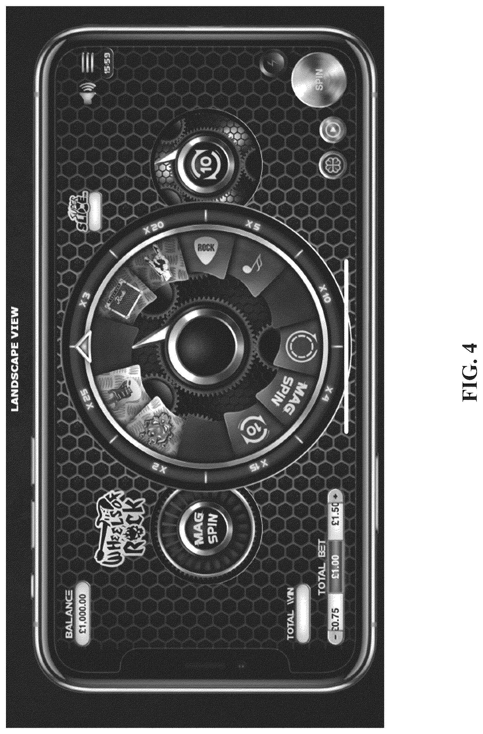 Patent US12315341 Figure 4 – Systems and methods for casino games