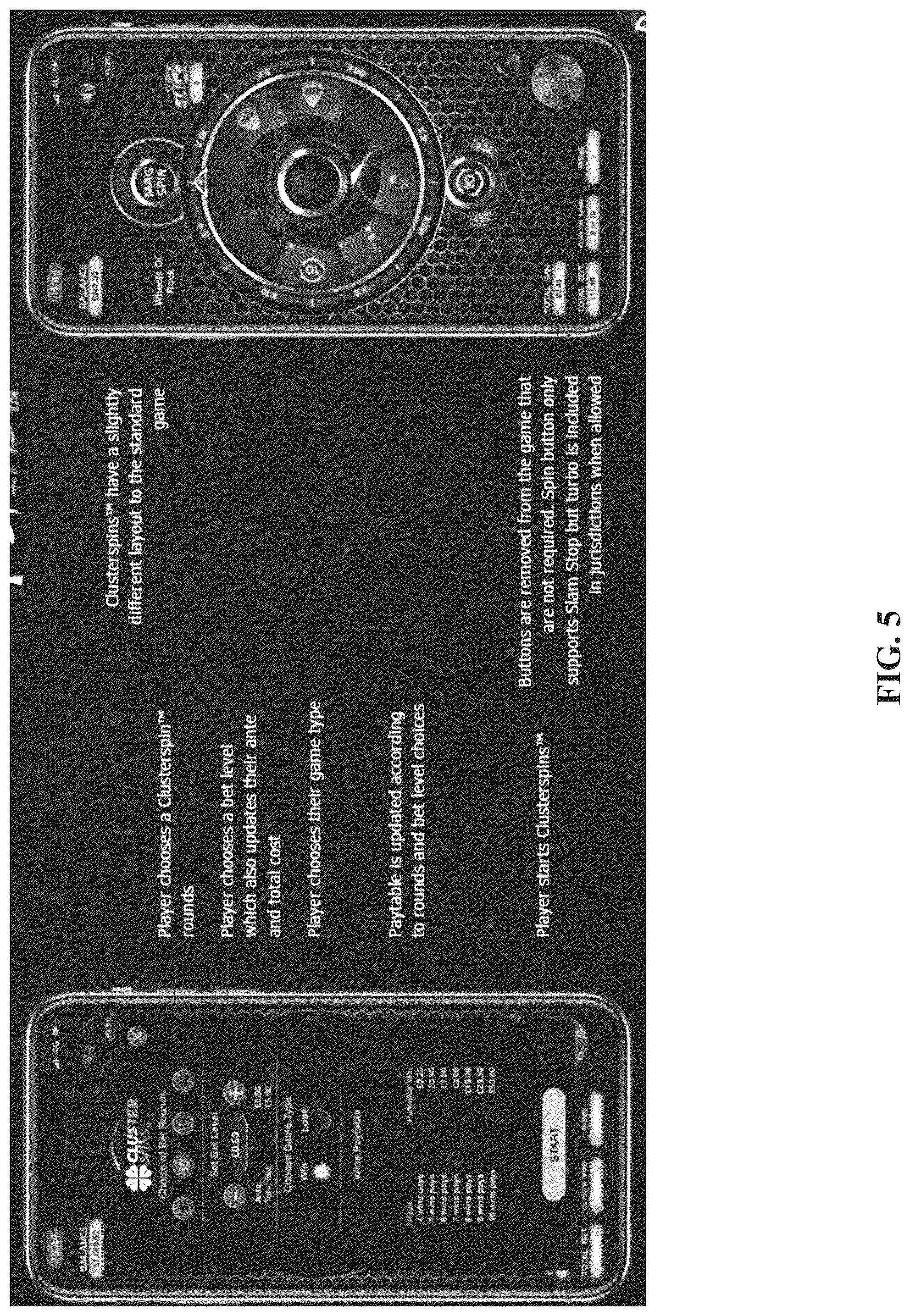 Patent US12315341 Figure 5 – Systems and methods for casino games