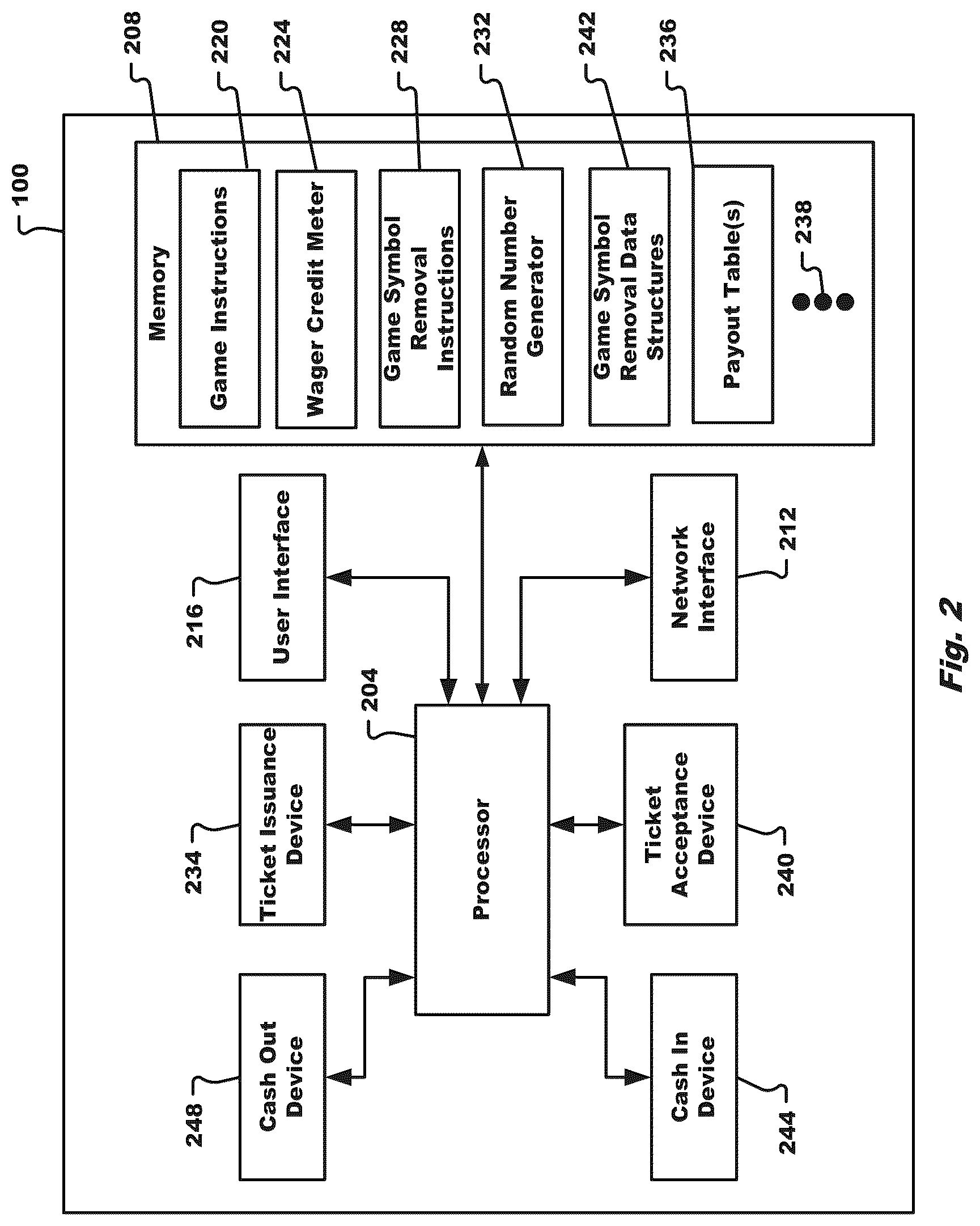 Patent US12315342 Figure 3 – Gaming systems and methods for removing a game symbol from a reel