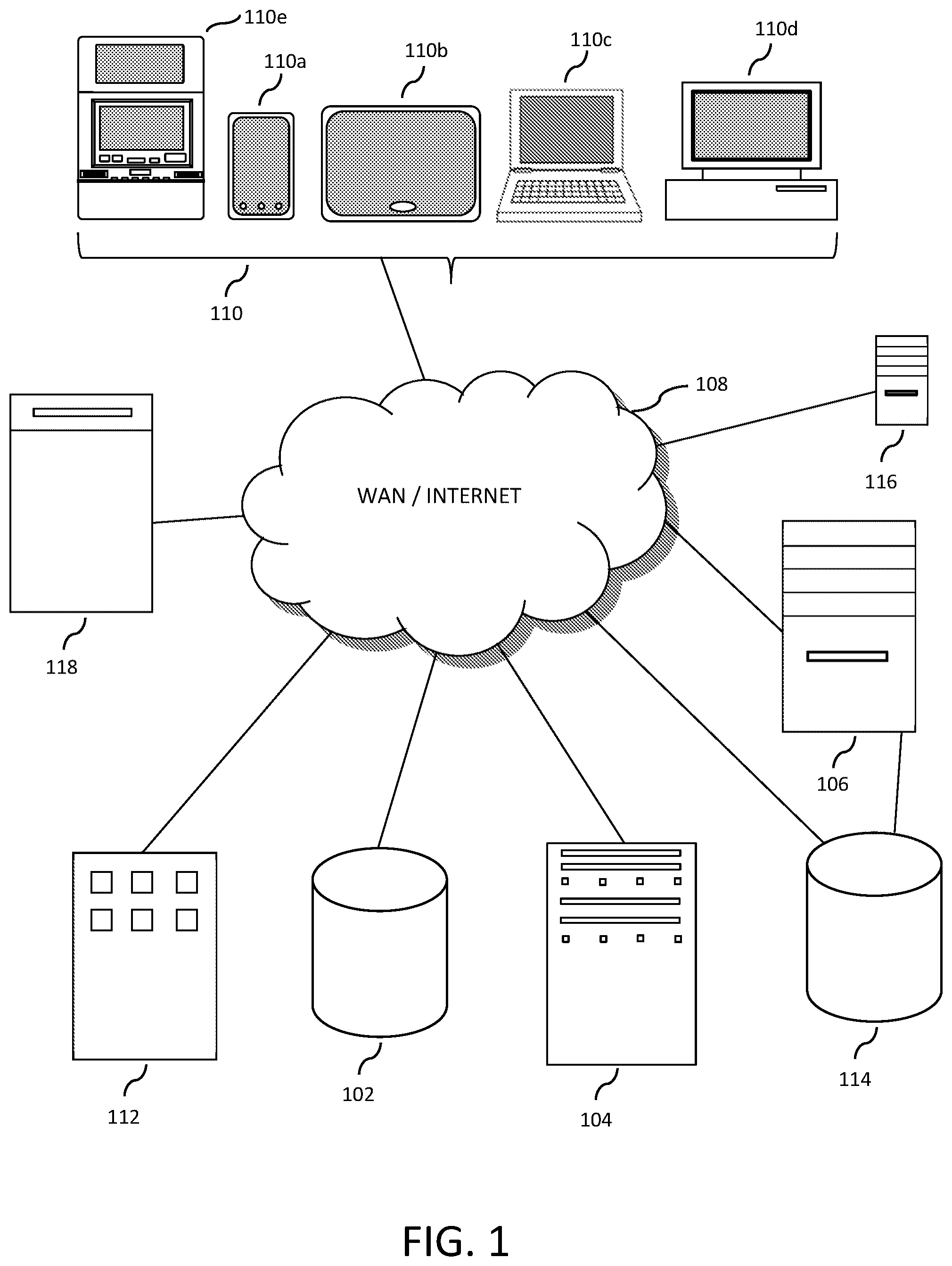 Patent US12315343 Figure 1 – Gaming system