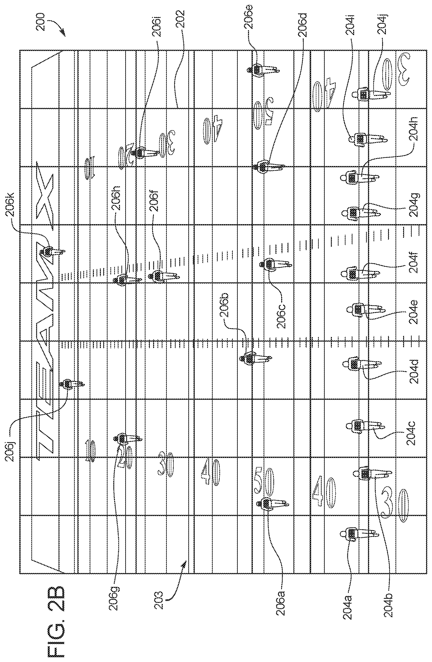 Patent US12315346 Figure 3 – System and method for wagering on virtual elements overlaying a sports betting field