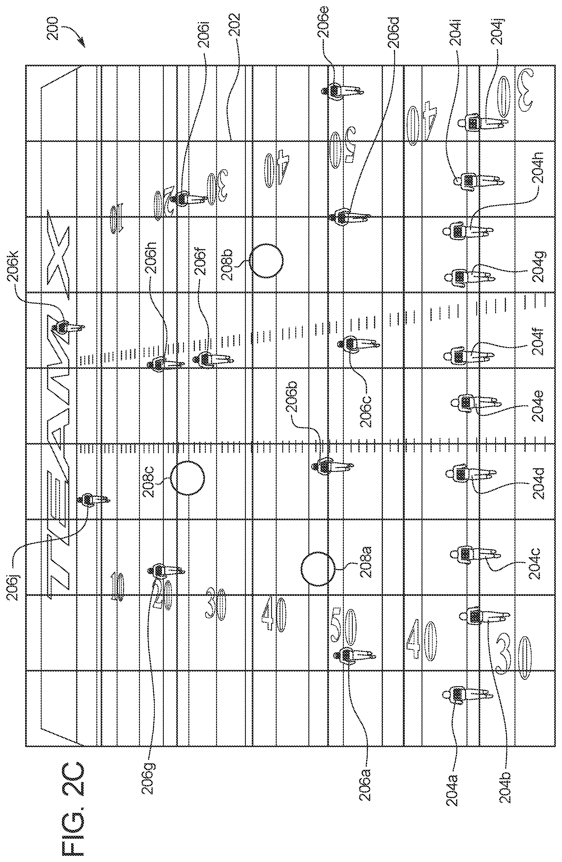 Patent US12315346 Figure 4 – System and method for wagering on virtual elements overlaying a sports betting field