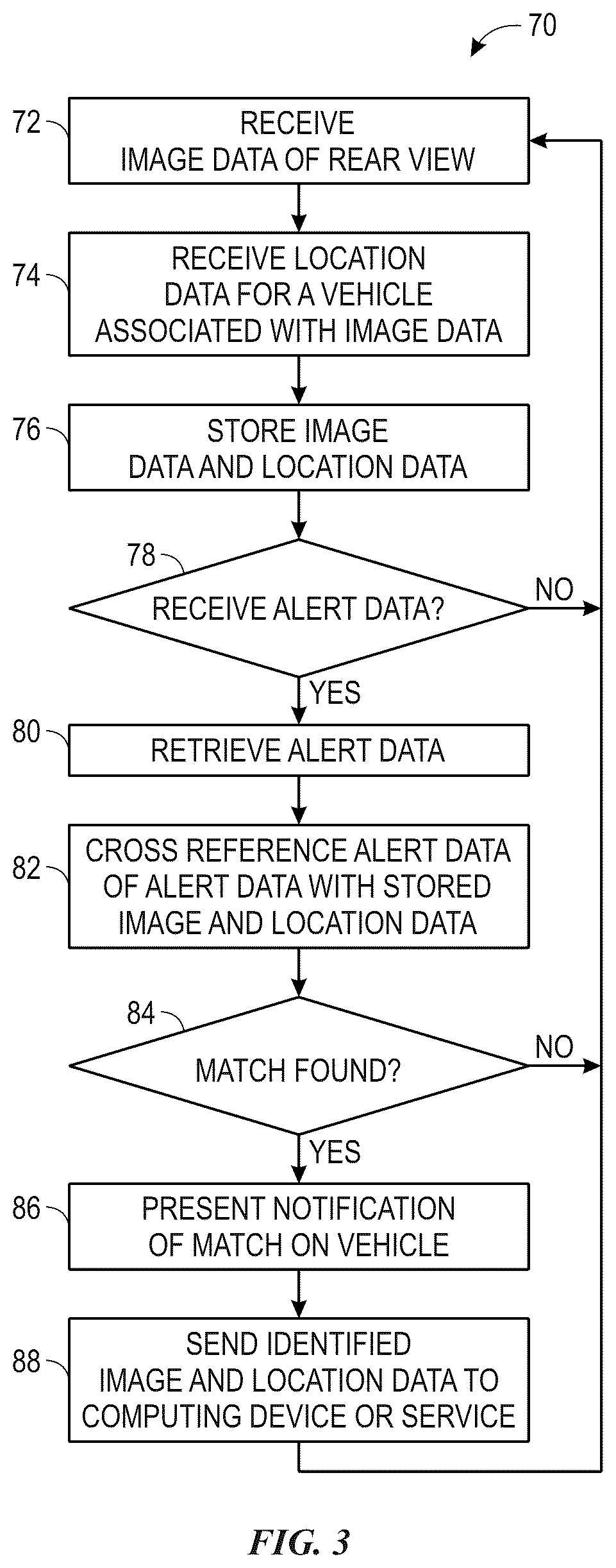 Patent US12315352 Figure 3 – Monitoring and reacting to nearby moving vehicles