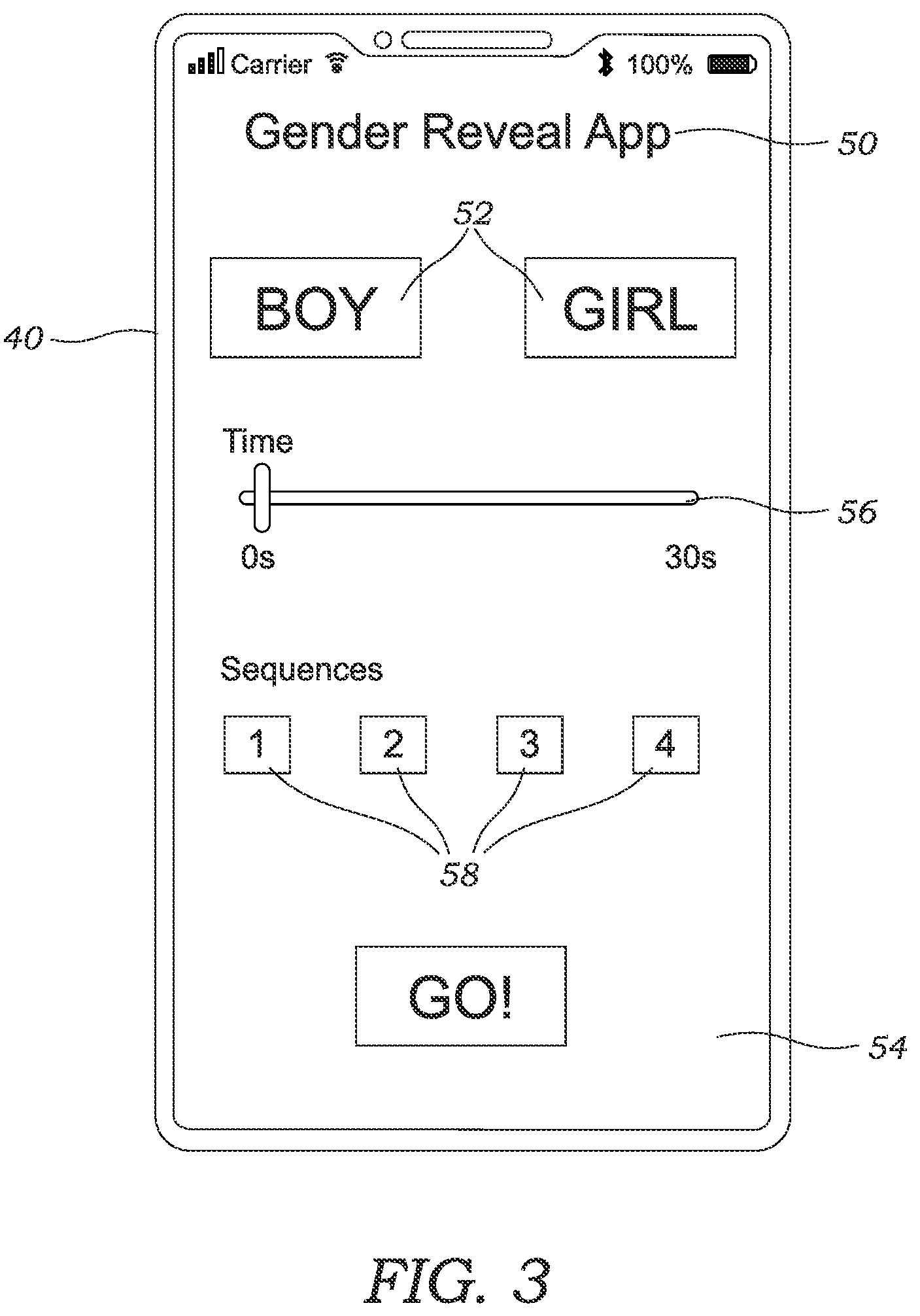 Patent US12315360 Figure 2 – Gender reveal system