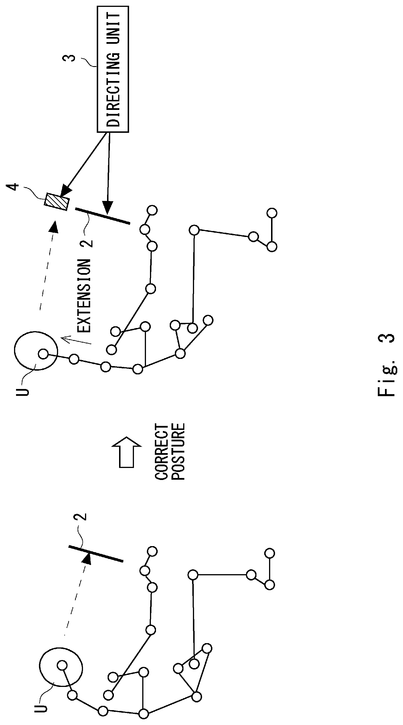 Patent US12315361 Figure 3 – Posture correction system, posture correction method, and program