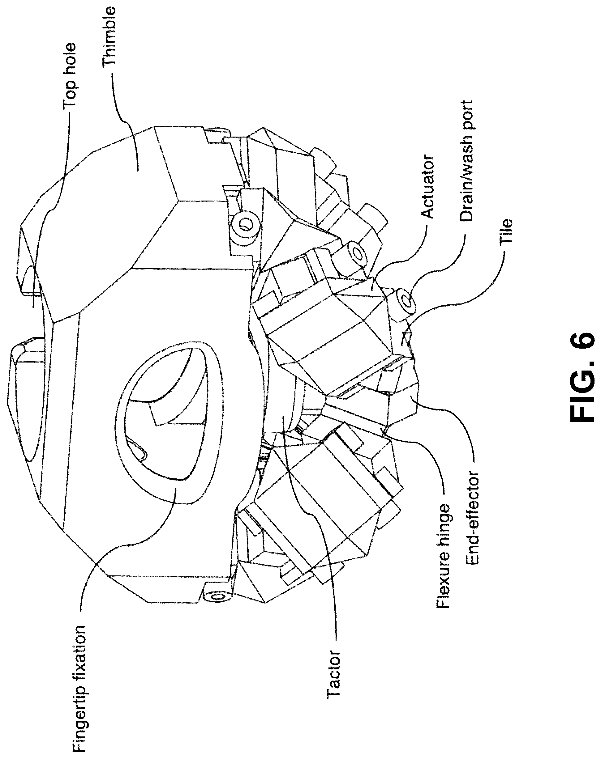 Patent US12315362 Figure 6 – 3-d printable multi-degrees-of-freedom haptic interfaces for stimulating skin strech, pressure and vibrotactile feedback on a user's body