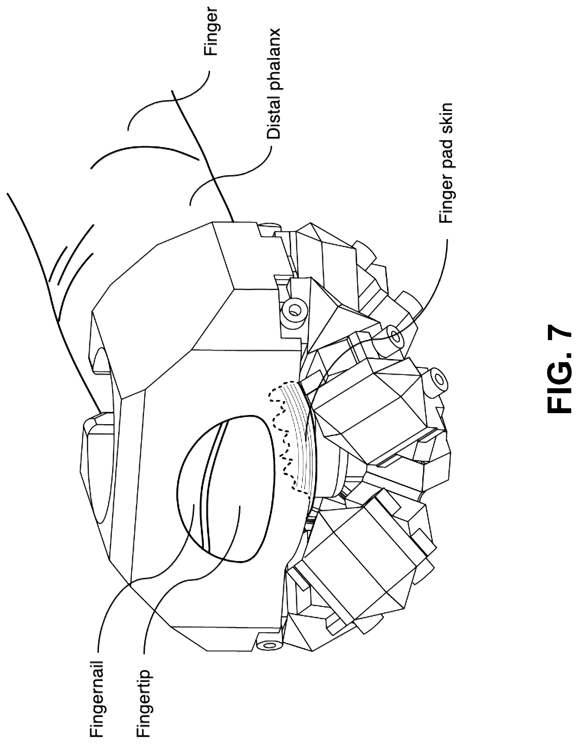 Patent US12315362 Figure 7 – 3-d printable multi-degrees-of-freedom haptic interfaces for stimulating skin strech, pressure and vibrotactile feedback on a user's body