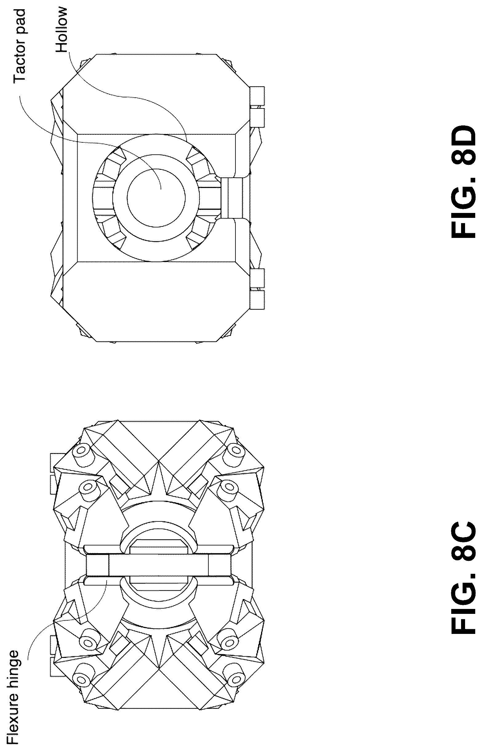 Patent US12315362 Figure 9 – 3-d printable multi-degrees-of-freedom haptic interfaces for stimulating skin strech, pressure and vibrotactile feedback on a user's body