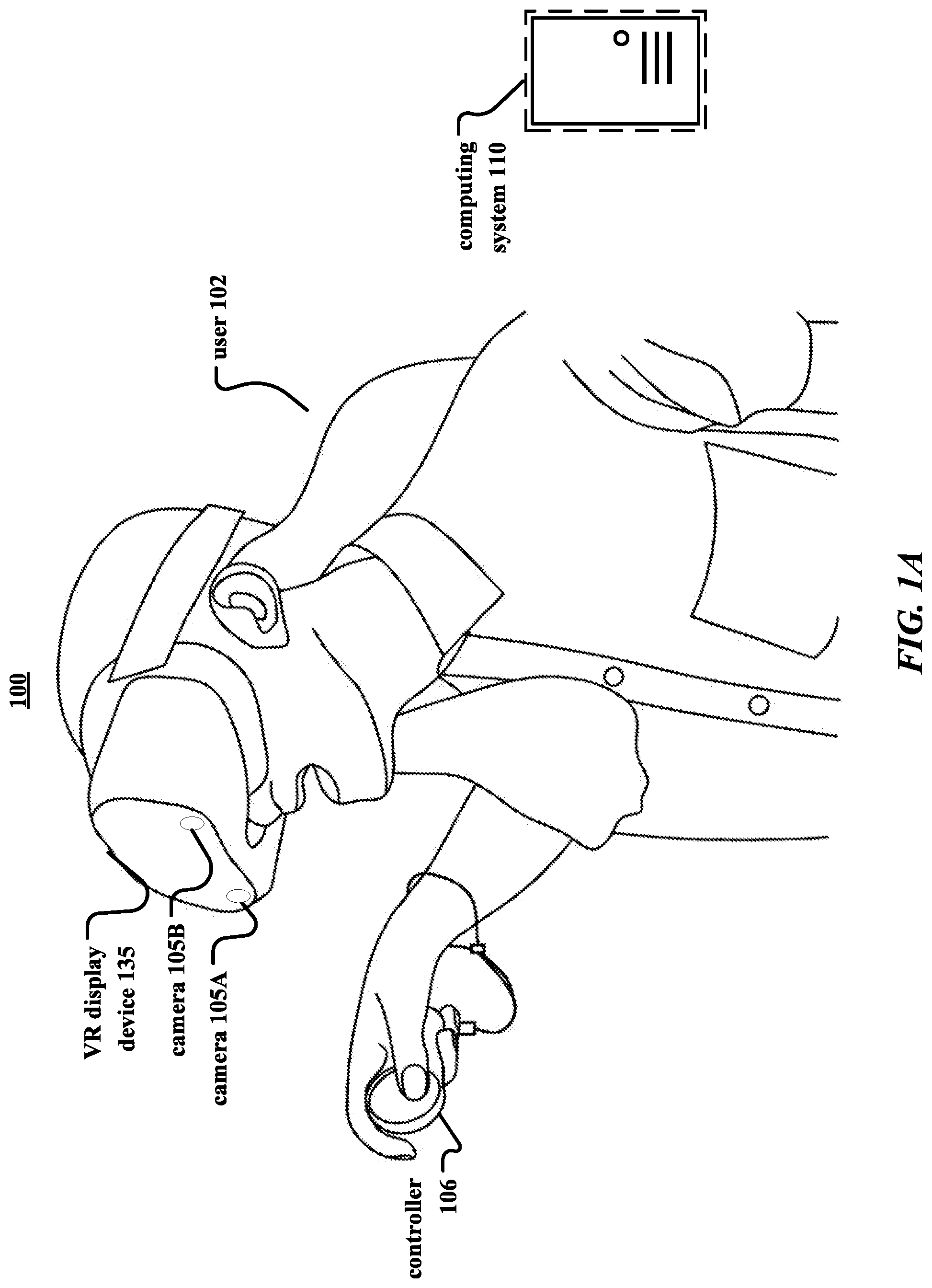 Patent US12315363 Figure 1 – Directional warnings in co-located play in virtual reality environments