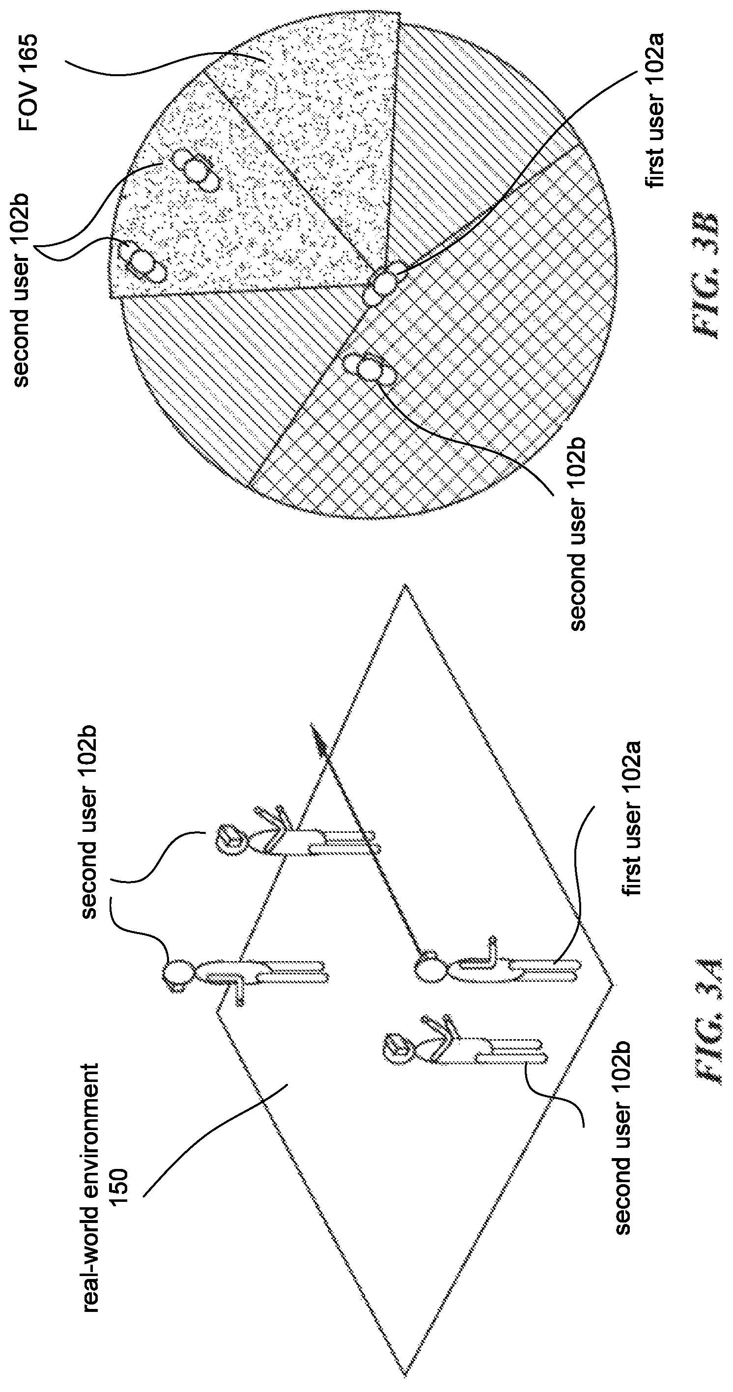 Patent US12315363 Figure 4 – Directional warnings in co-located play in virtual reality environments