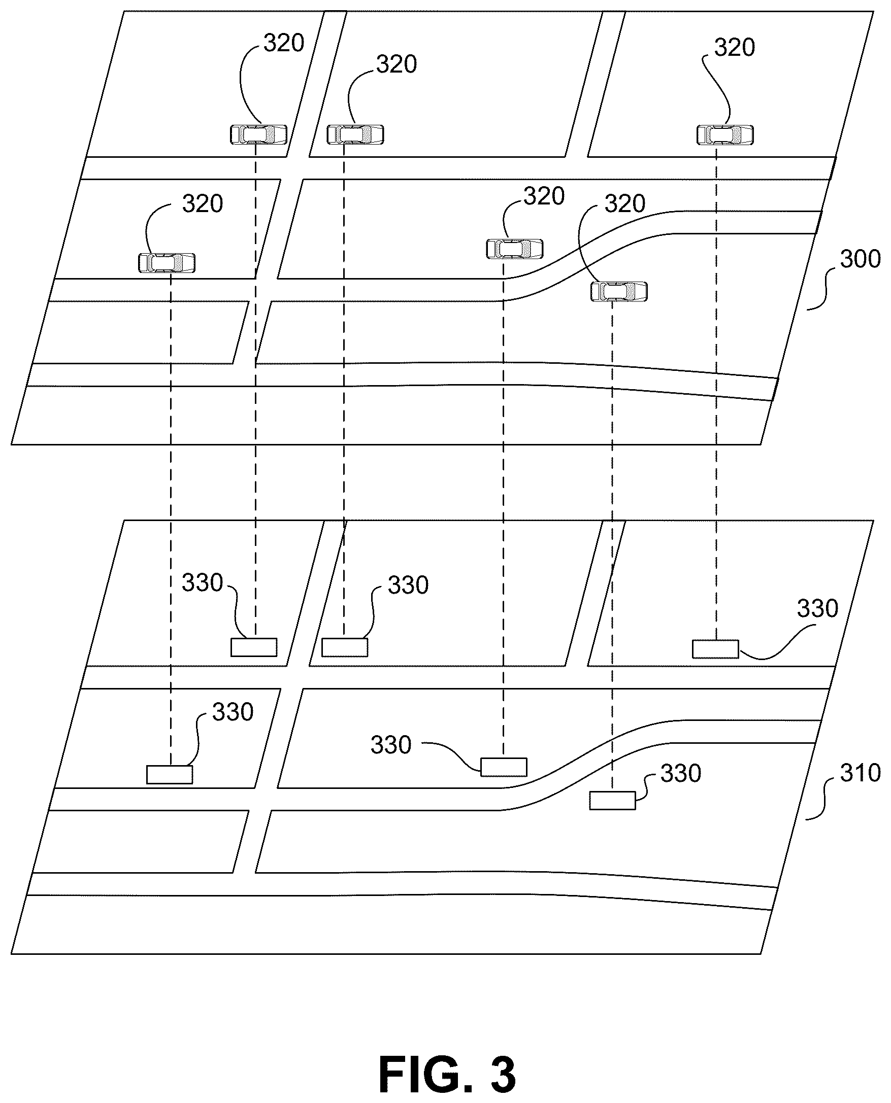 Patent US12315366 Figure 3 – Fleet tracking and behavior modification in geographic areas of interest