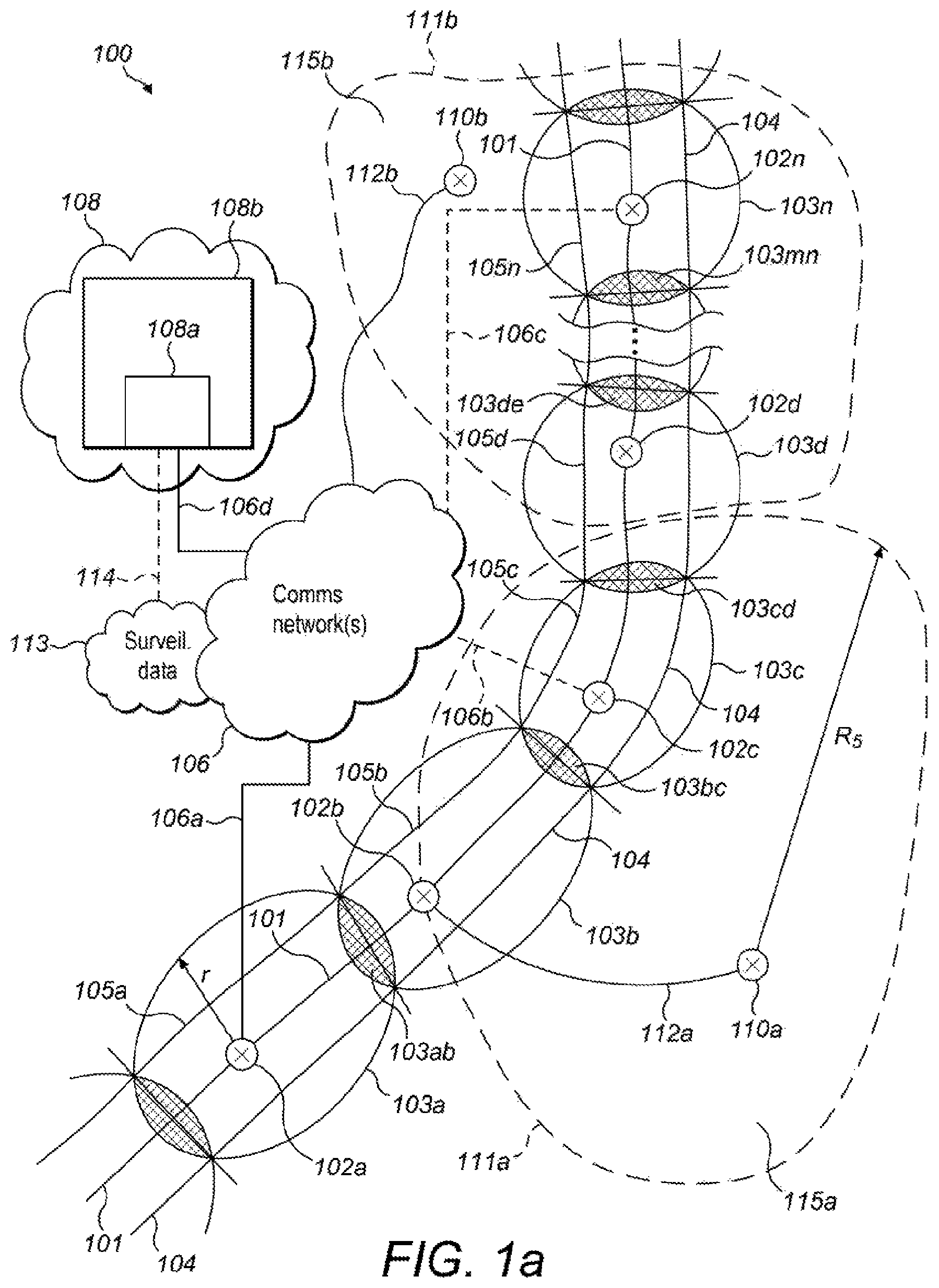 Patent US12315376 — Aircraft detection, superhighway and transit zone system — Figure 1