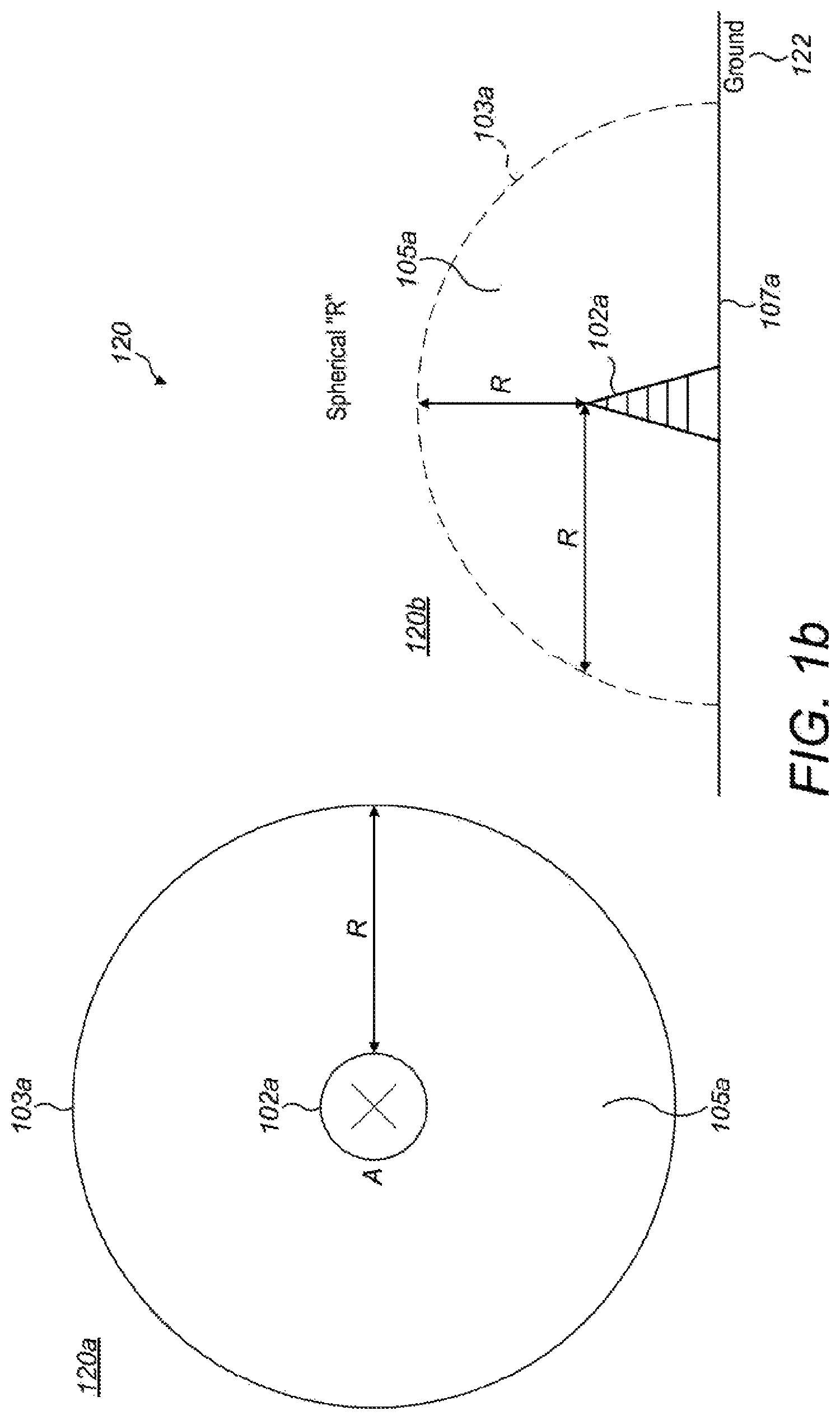 Patent US12315376 Figure 2 – Aircraft detection, superhighway and transit zone system