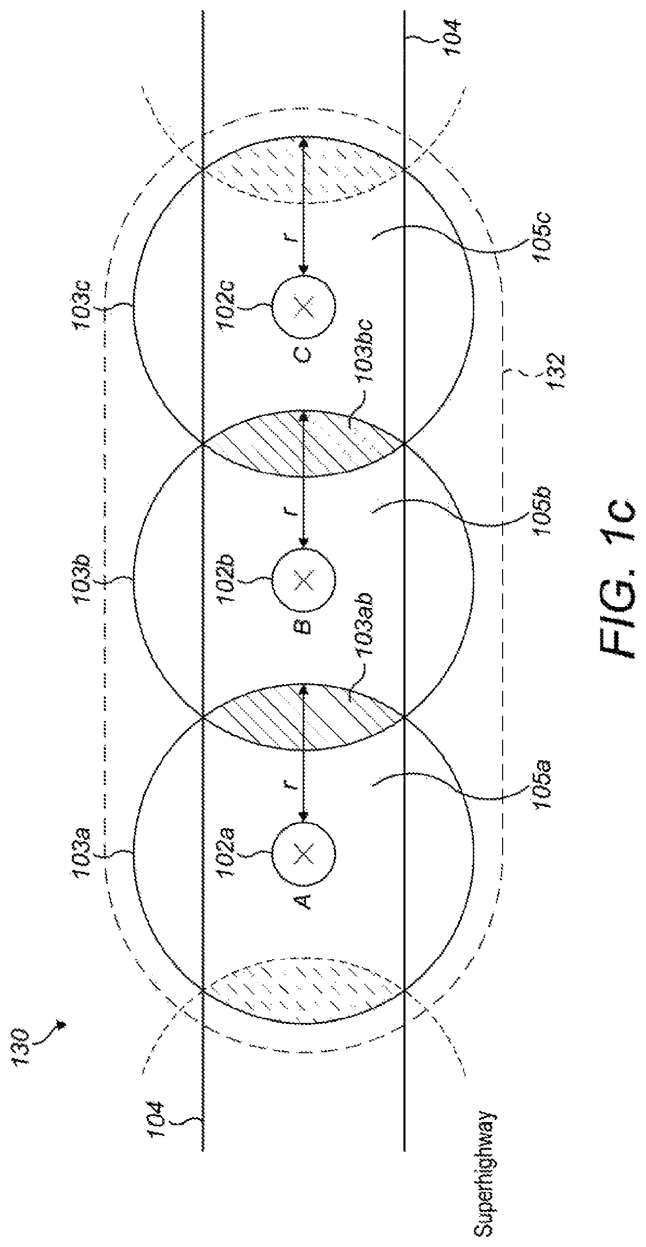Patent US12315376 Figure 3 – Aircraft detection, superhighway and transit zone system
