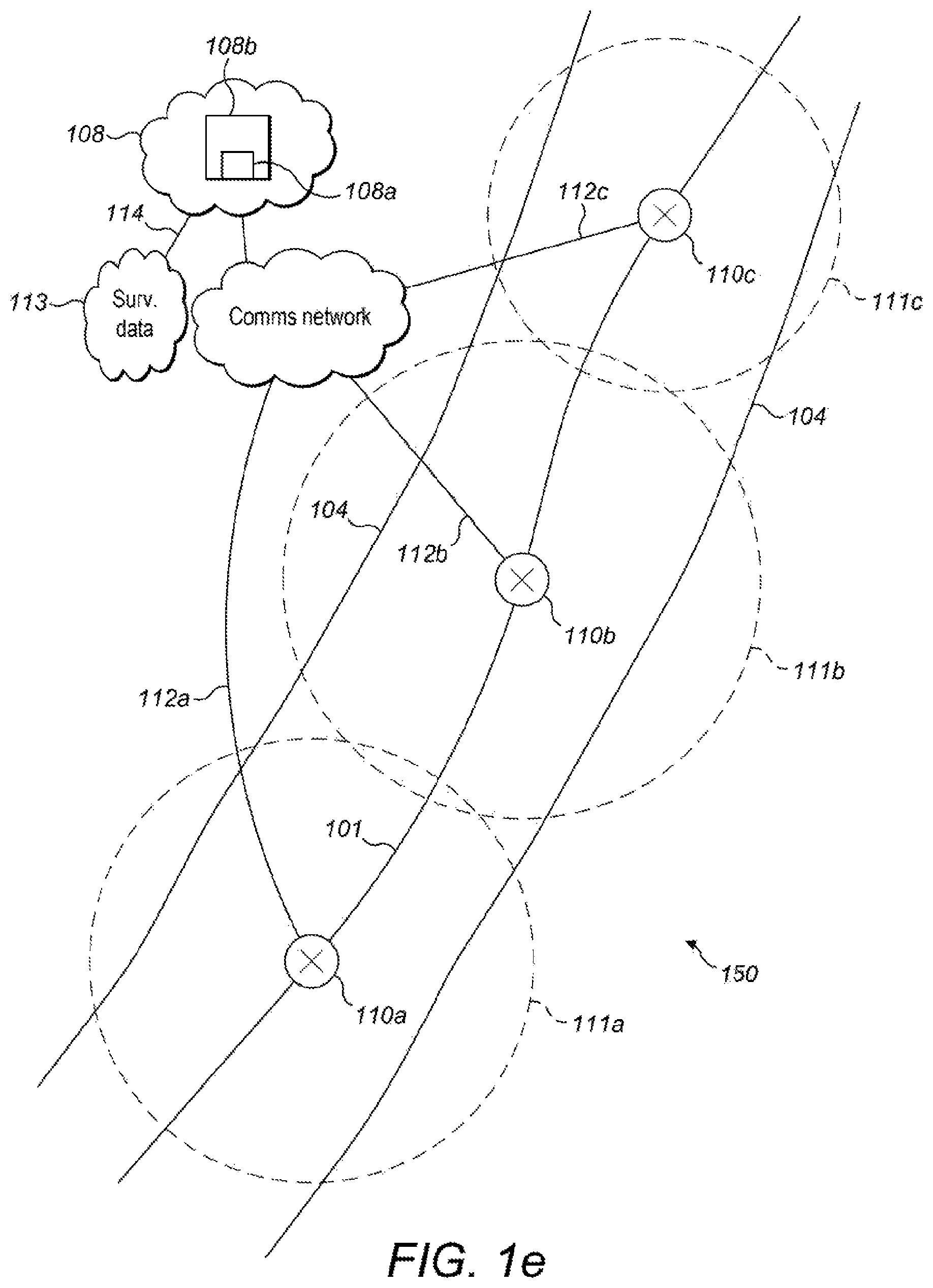 Patent US12315376 Figure 5 – Aircraft detection, superhighway and transit zone system