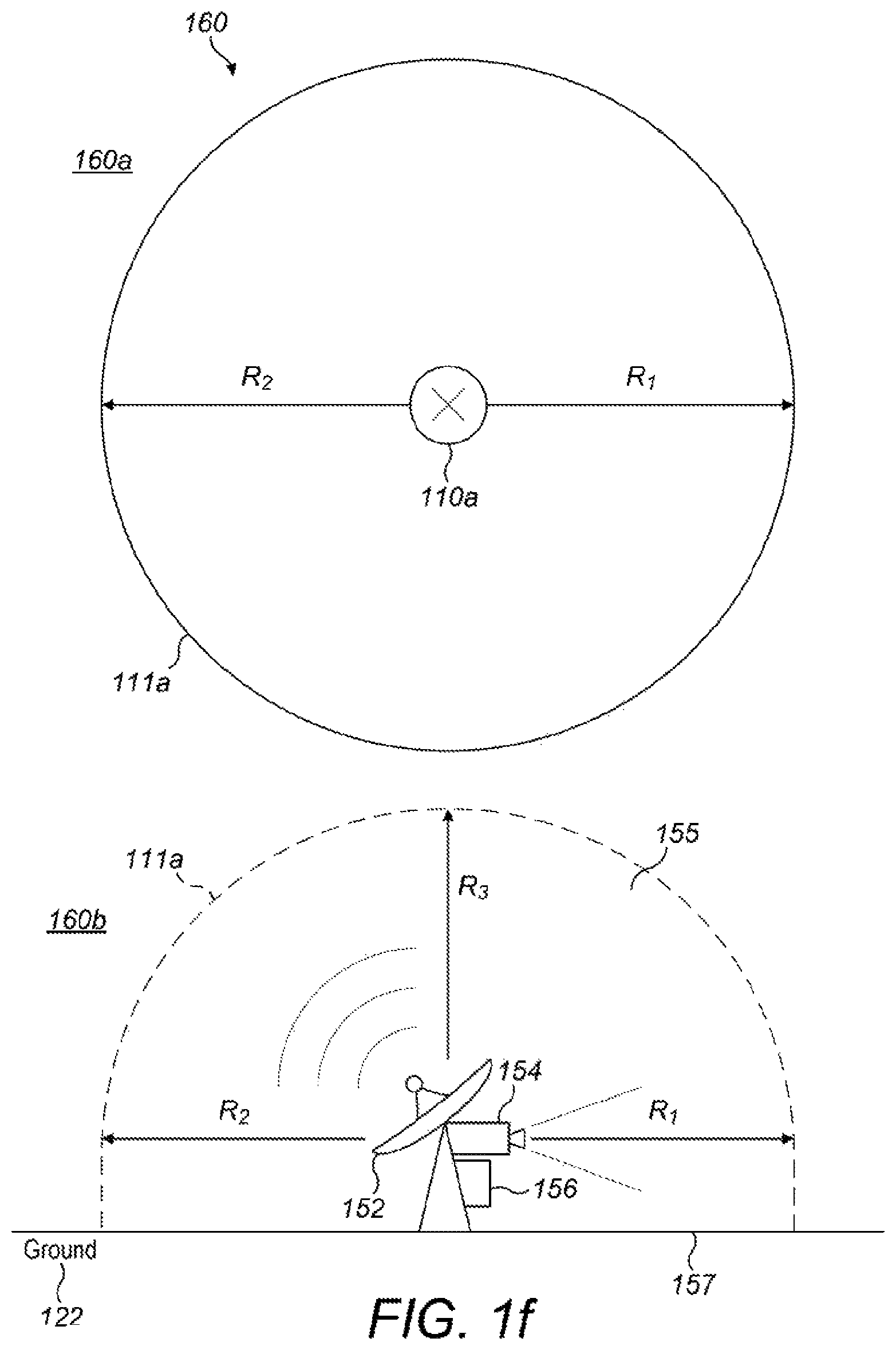 Patent US12315376 Figure 6 – Aircraft detection, superhighway and transit zone system