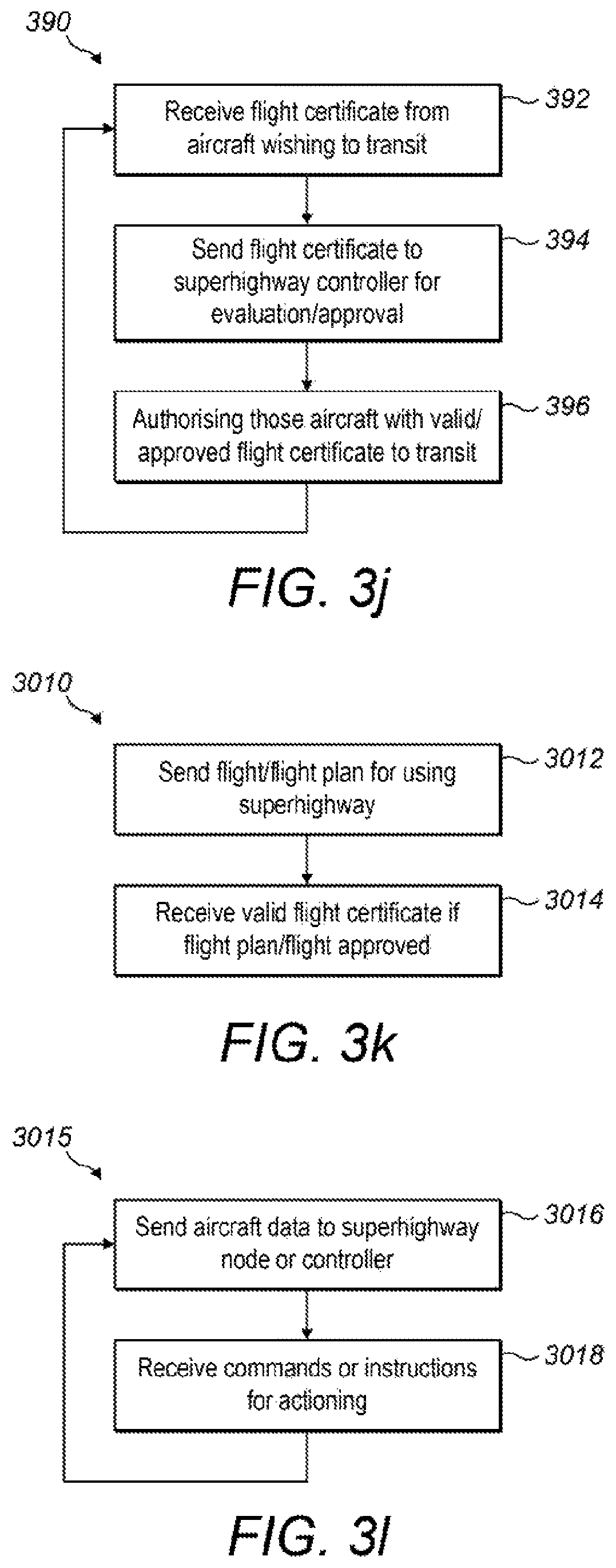 Patent US12315376 Figure 14 – Aircraft detection, superhighway and transit zone system