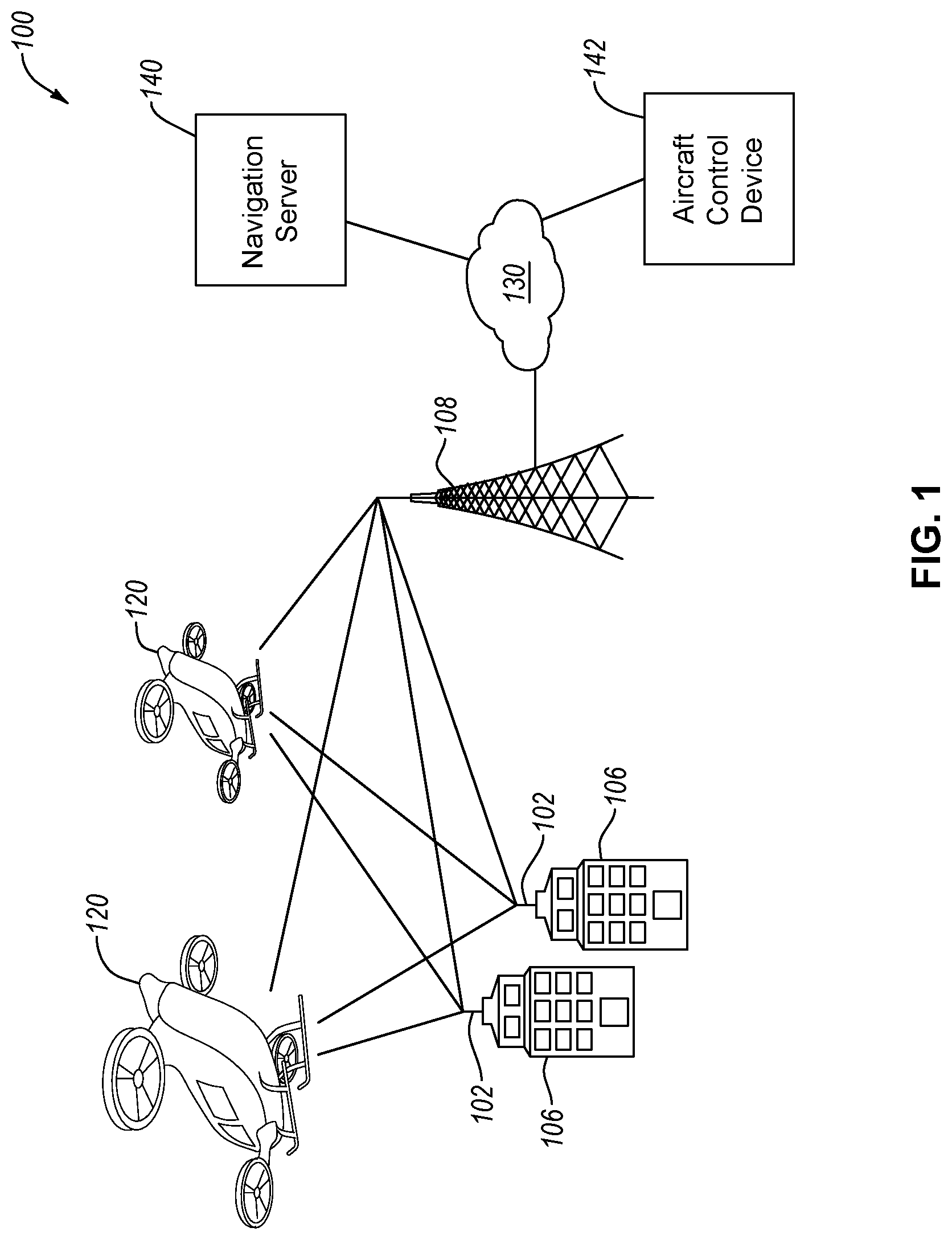 Patent US12315382 Figure 1 – Systems and methods for collecting and disseminating structure information from mounted smart lights