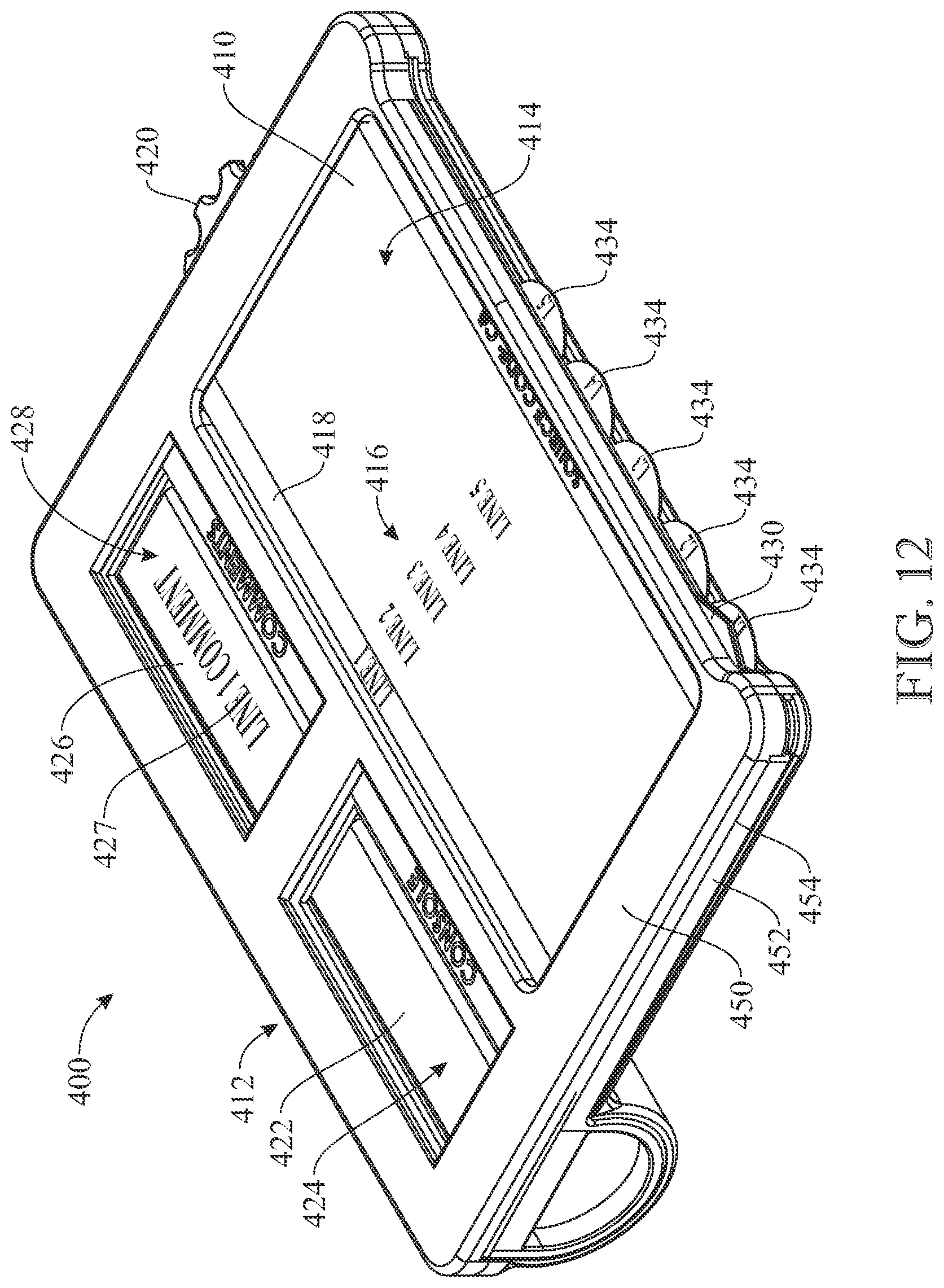 Patent US12315385 Figure 12 – Device for learning or teaching computer programming
