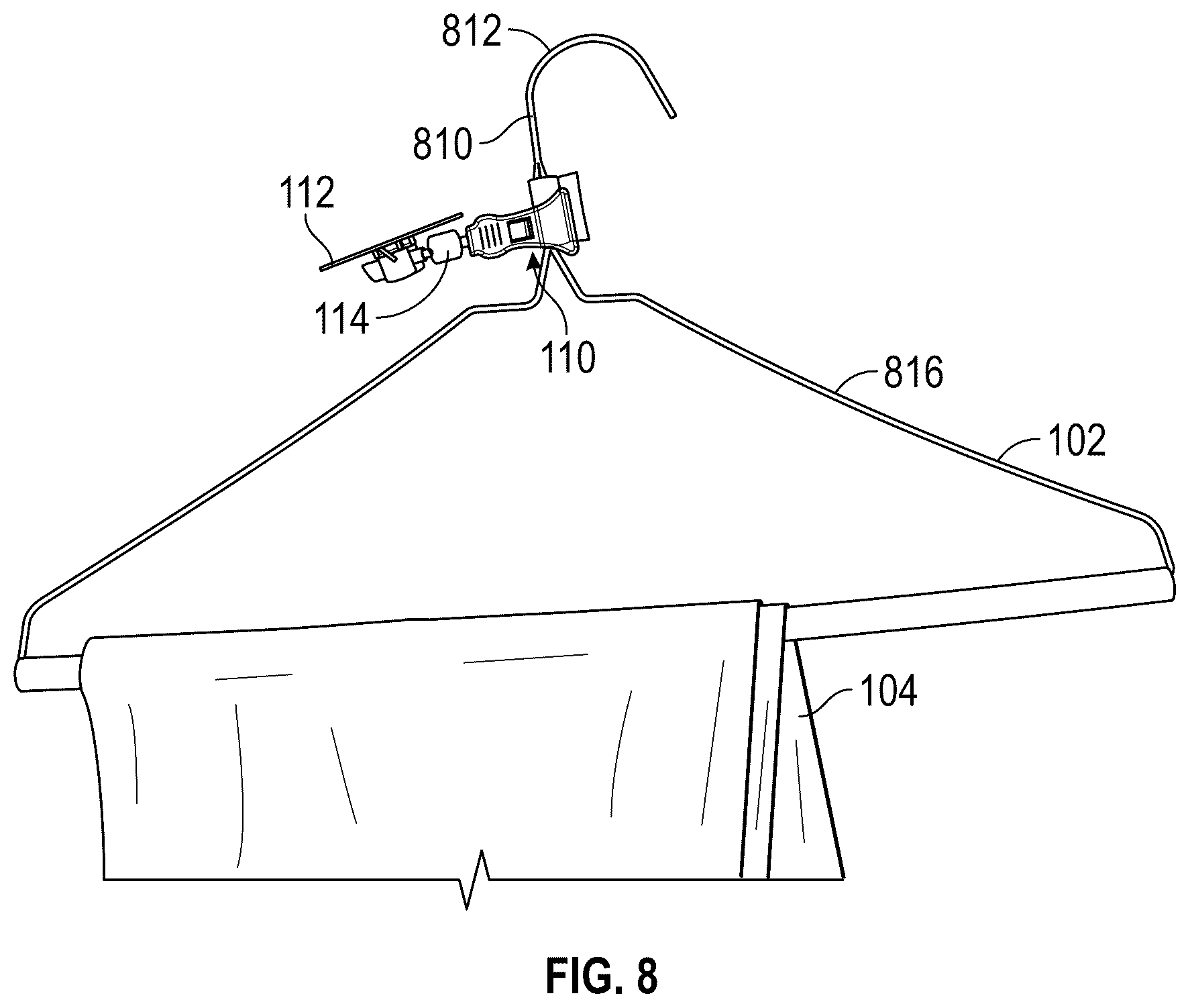 Patent US12315397 Figure 8 – Methods and apparatus for organizing items