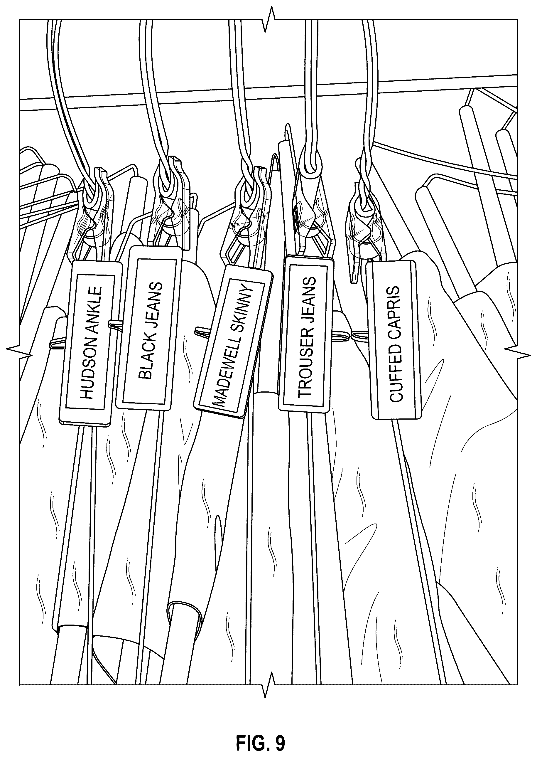 Patent US12315397 Figure 9 – Methods and apparatus for organizing items