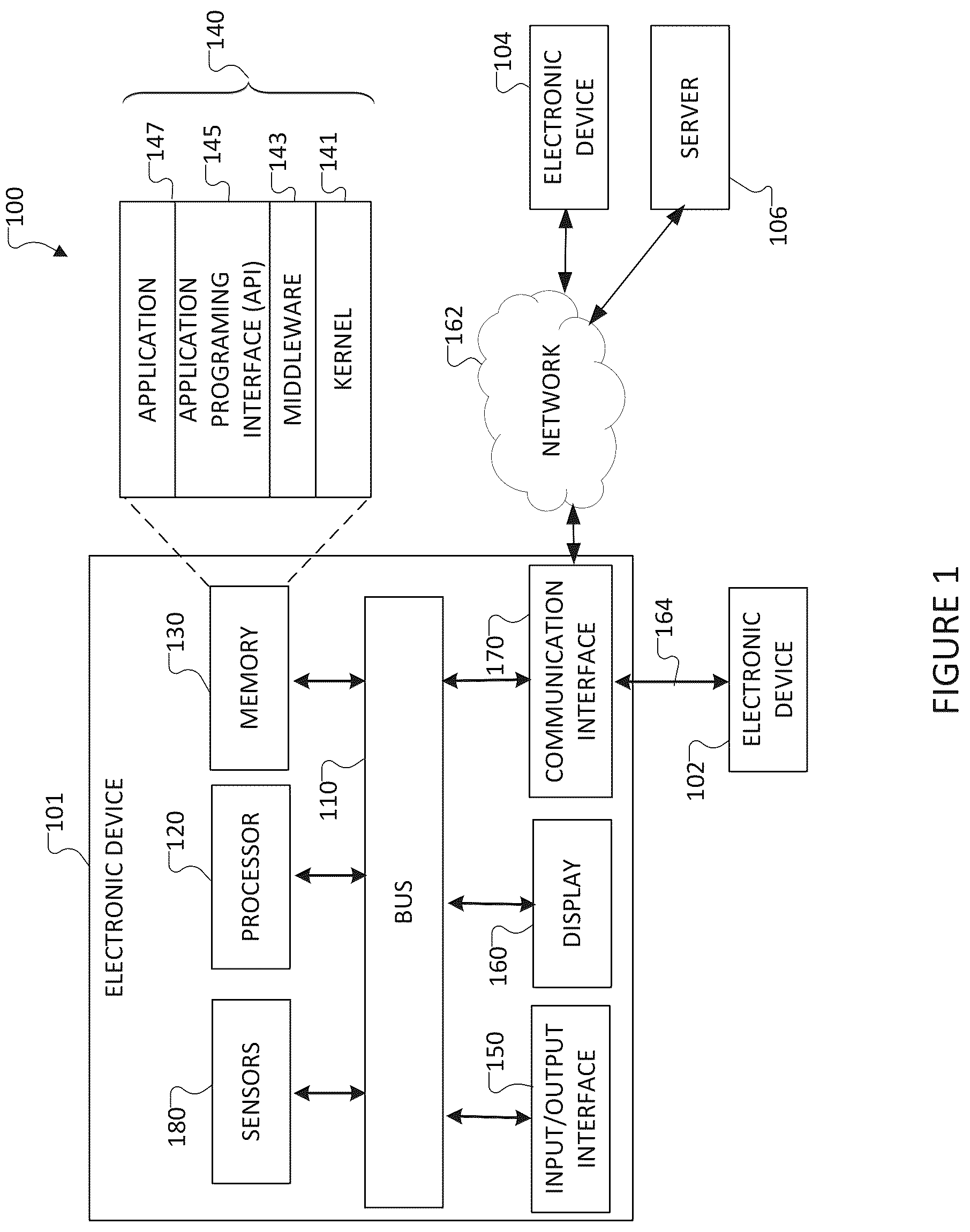 Patent US12315399 Figure 1 – Mobile device with a foldable display and method of providing user interfaces on the foldable display