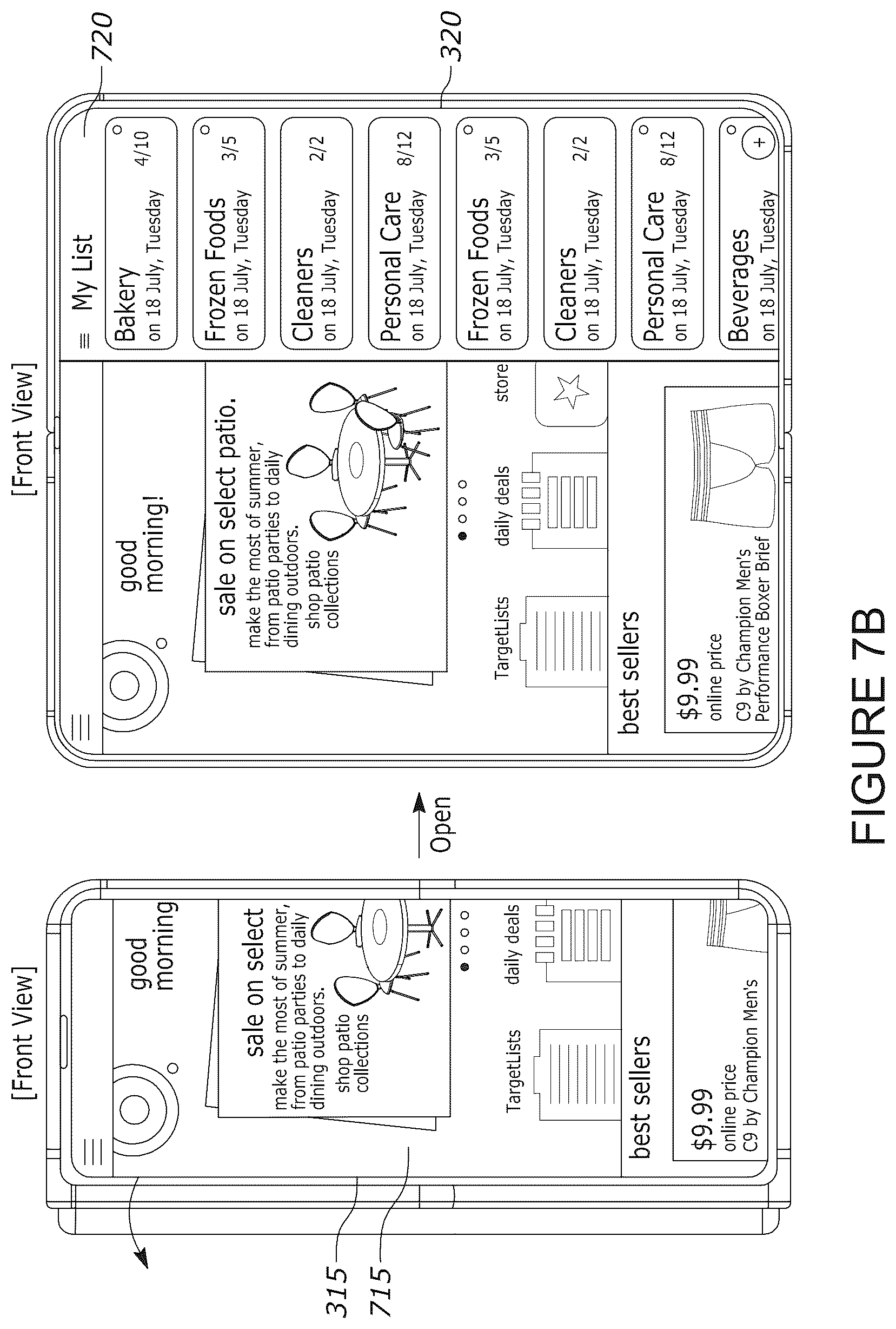 Patent US12315399 Figure 8 – Mobile device with a foldable display and method of providing user interfaces on the foldable display