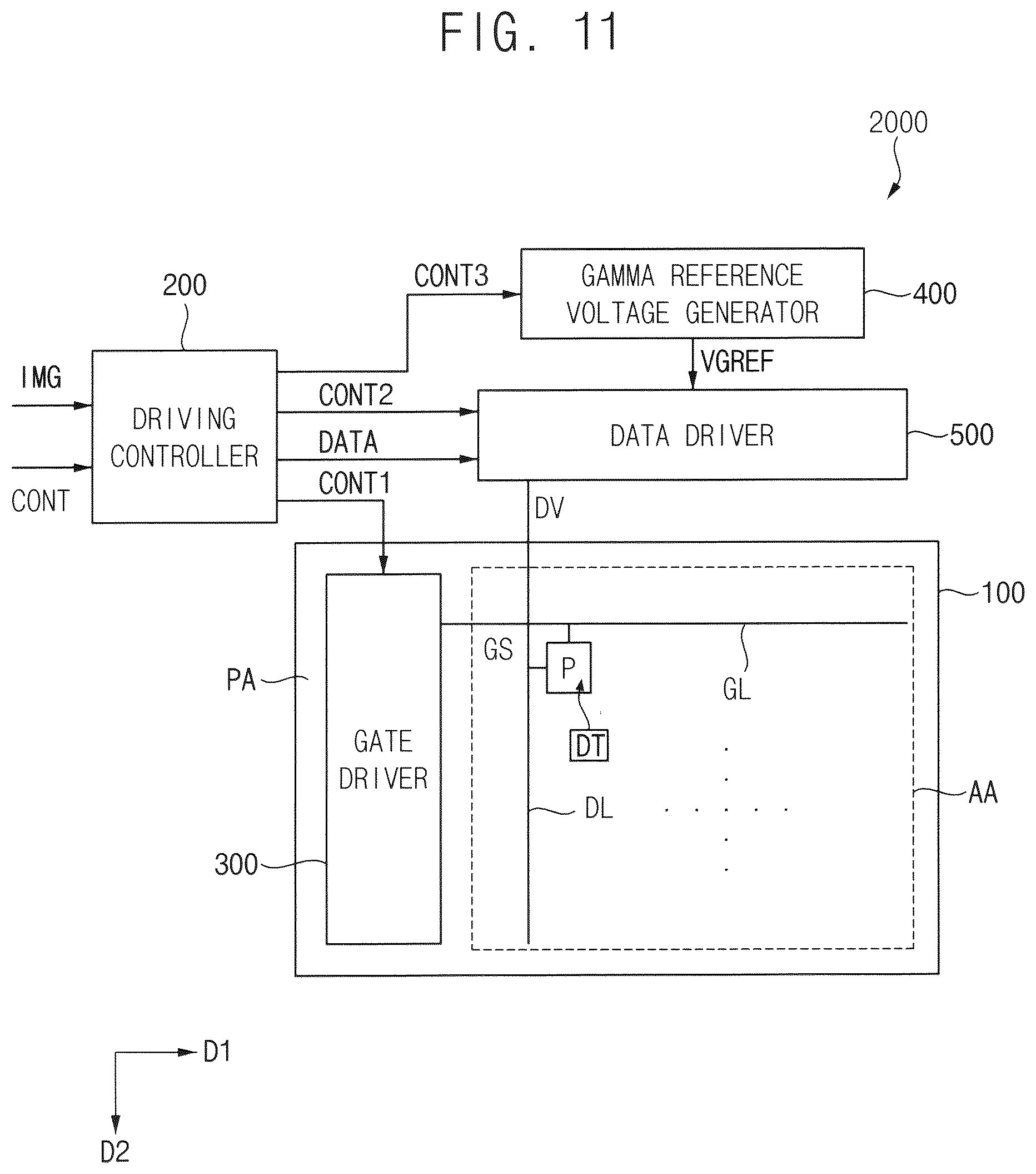 Patent US12315401 Figure 9 – Display apparatus, virtual reality display system including the same, augmented reality display system and method of driving the same