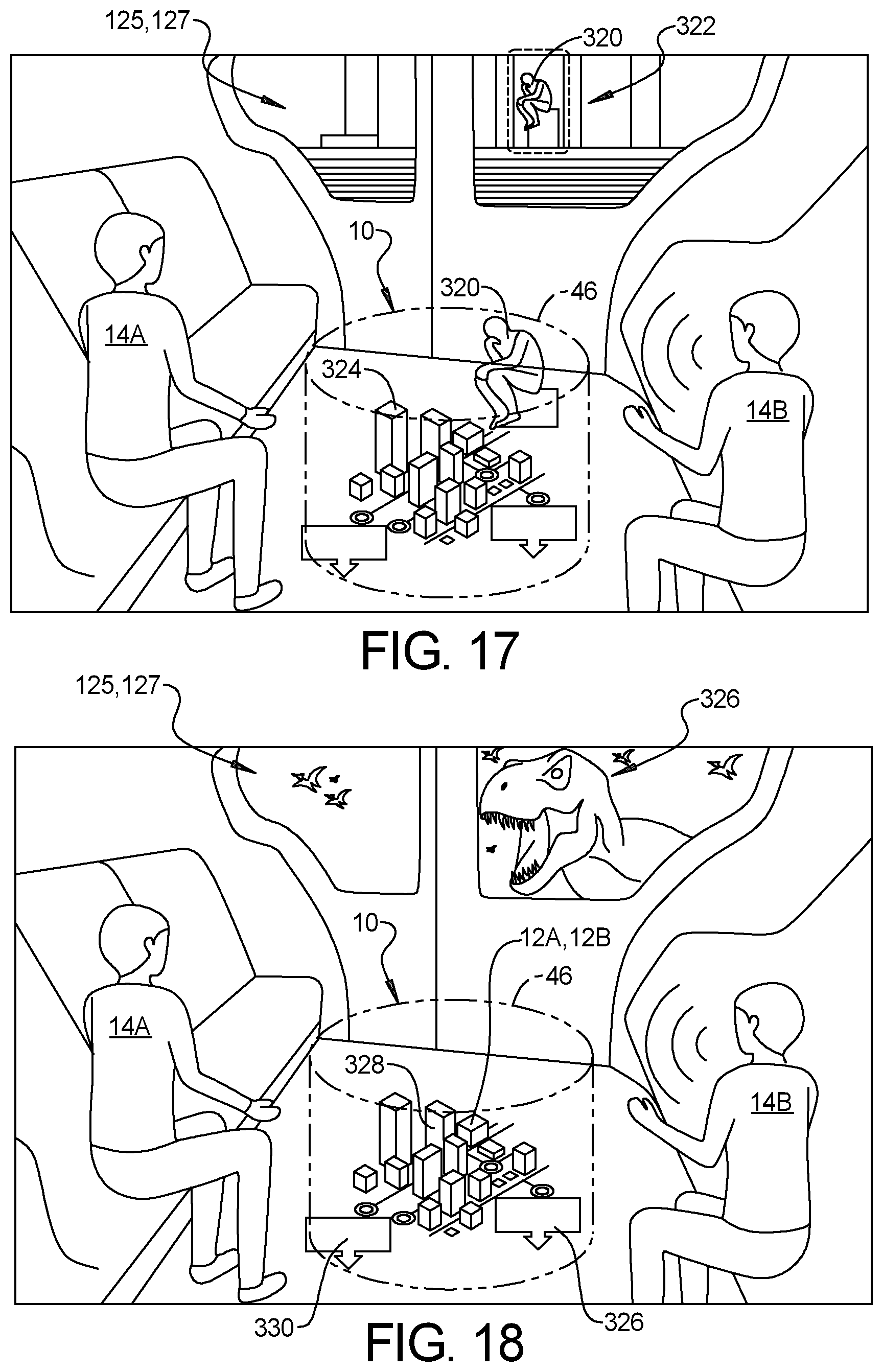 Patent US12315402 Figure 10 – Integrated vehicle dynamics in campfire display