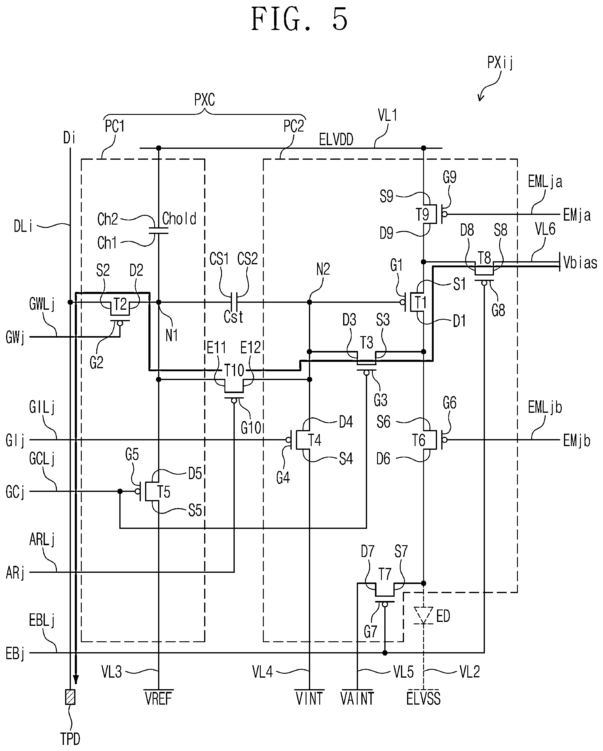 Patent US12315404 Figure 6 – Display panel and method for inspecting display panel